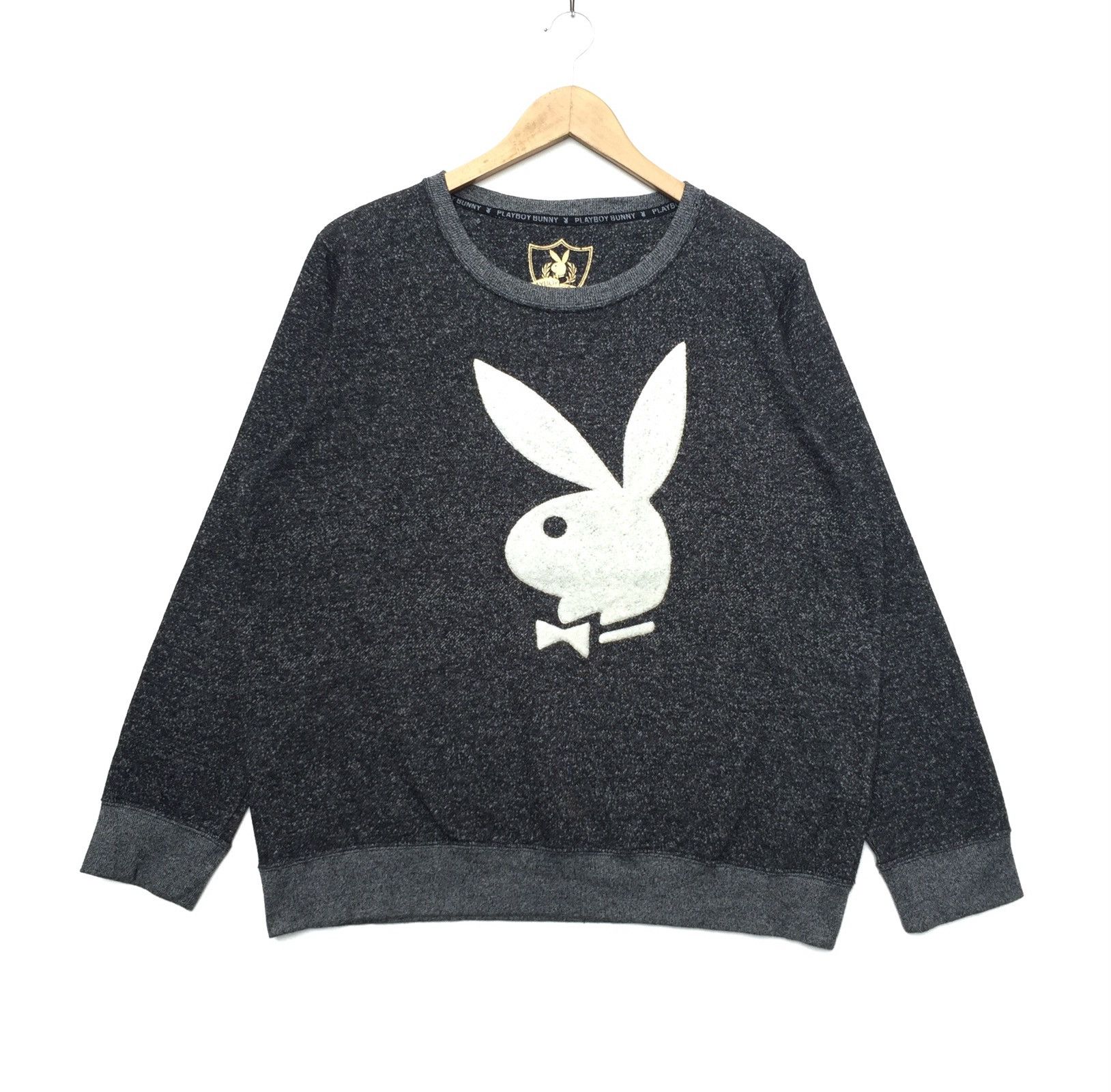 Japanese Brand Hot Item!!! Playboy Big Logo Embroidered Sweatshirt | M Size US M / EU 48-50 / 2 - 1 Thumbnail