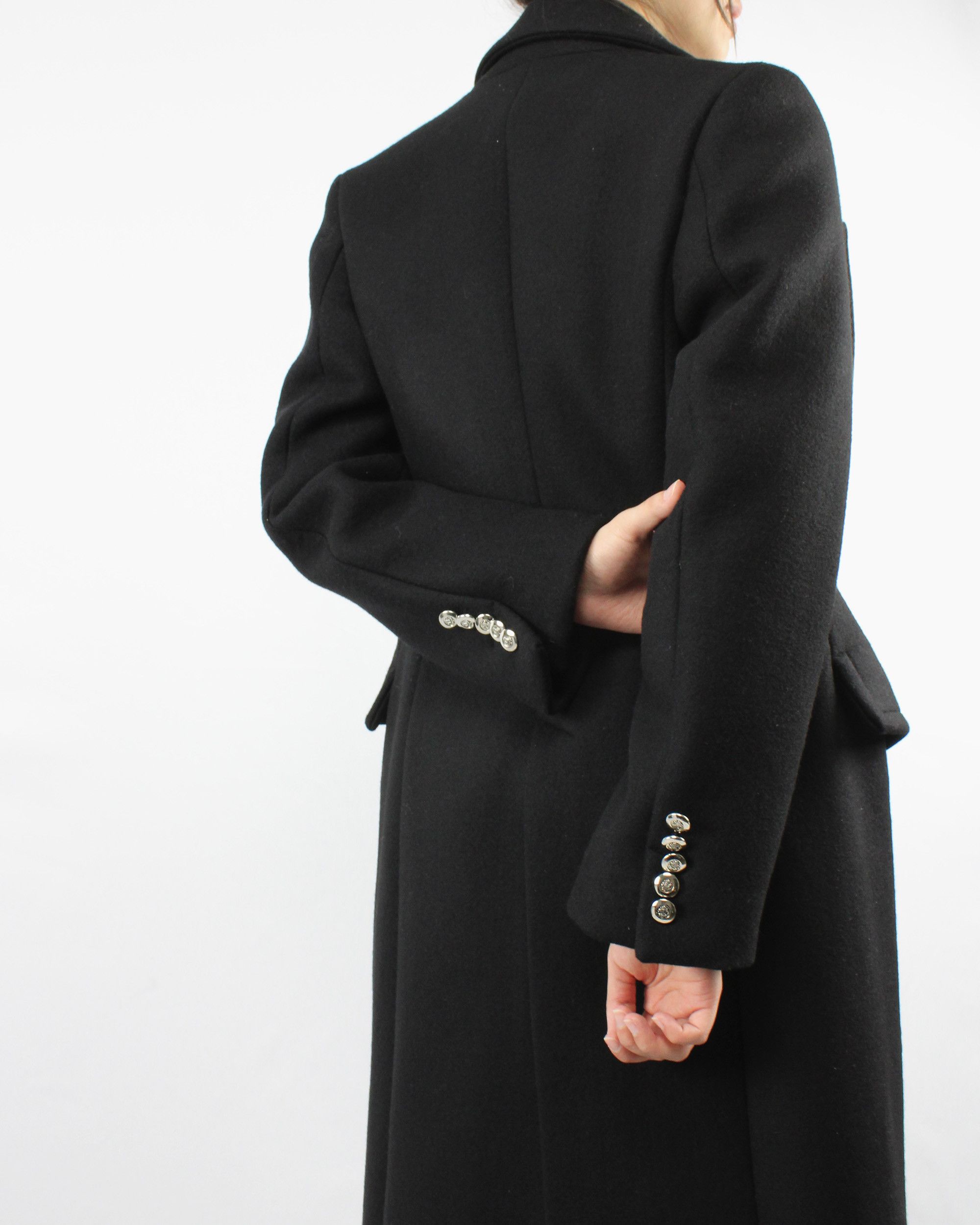 Isabel Benenato AW18 Long Coat with Asymmetric Lapel Size S / US 4 / IT 40 - 7 Thumbnail