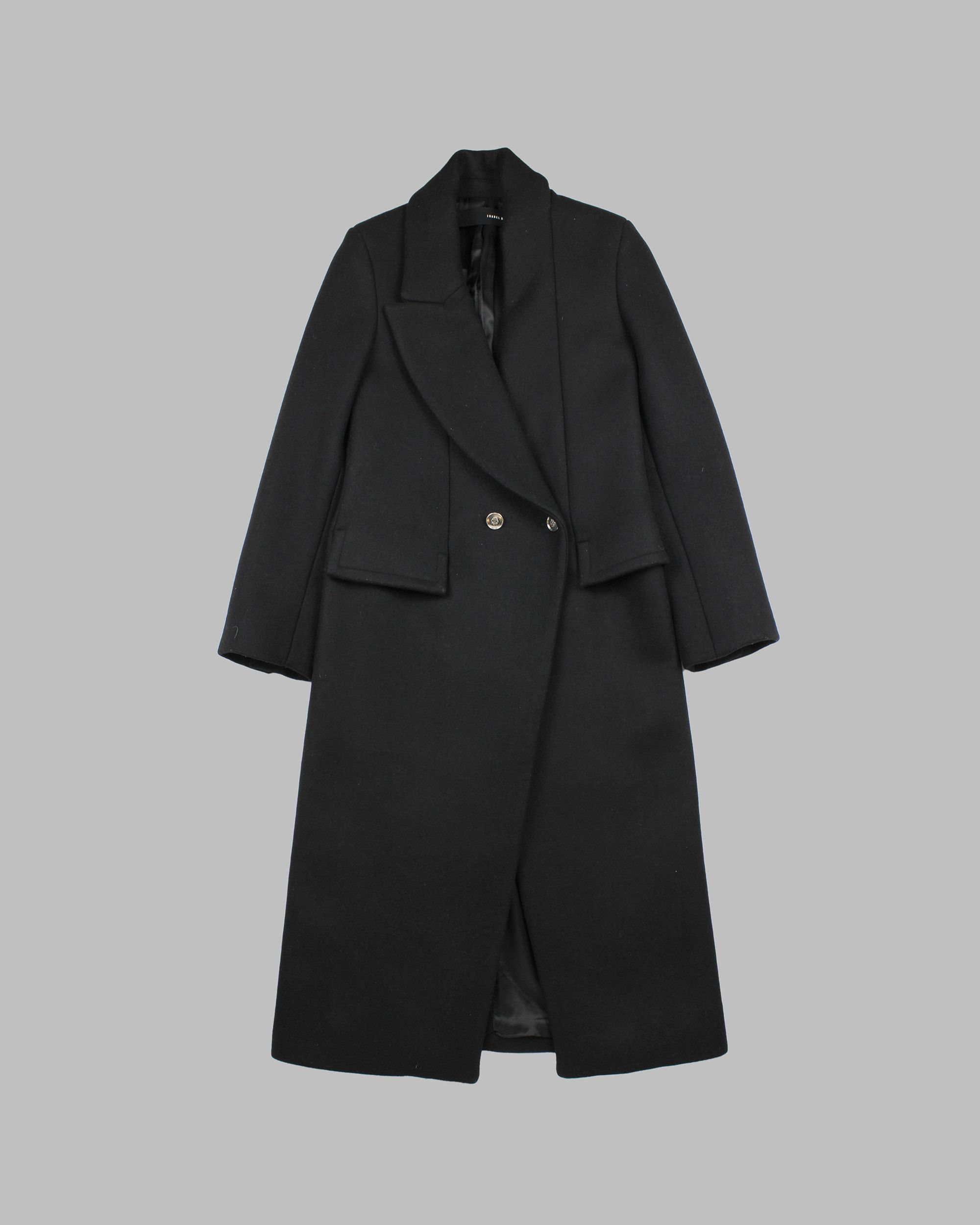 Isabel Benenato AW18 Long Coat with Asymmetric Lapel Size S / US 4 / IT 40 - 1 Thumbnail