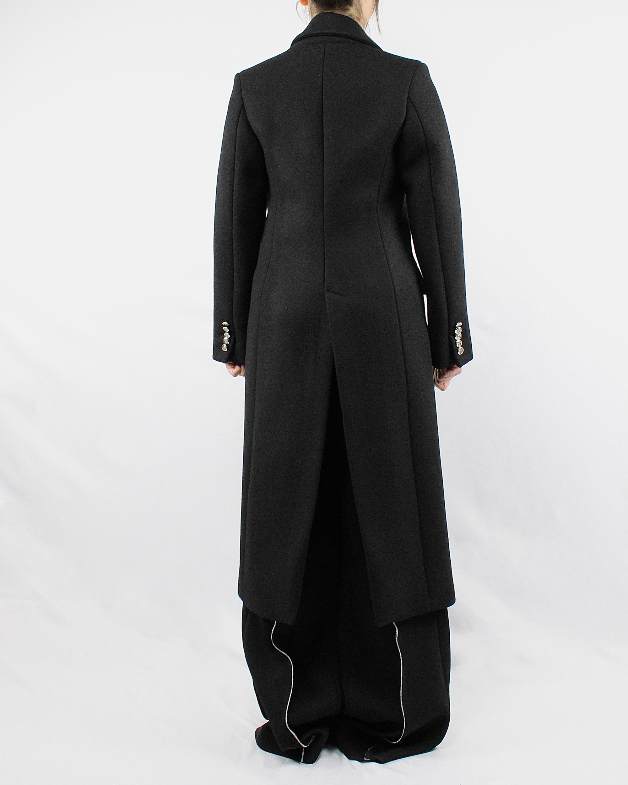 Isabel Benenato AW18 Long Coat with Asymmetric Lapel Size S / US 4 / IT 40 - 4 Thumbnail