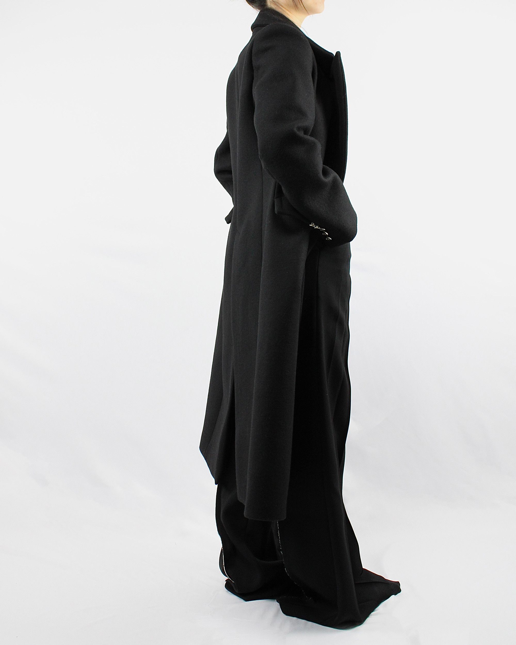 Isabel Benenato AW18 Long Coat with Asymmetric Lapel Size S / US 4 / IT 40 - 5 Thumbnail