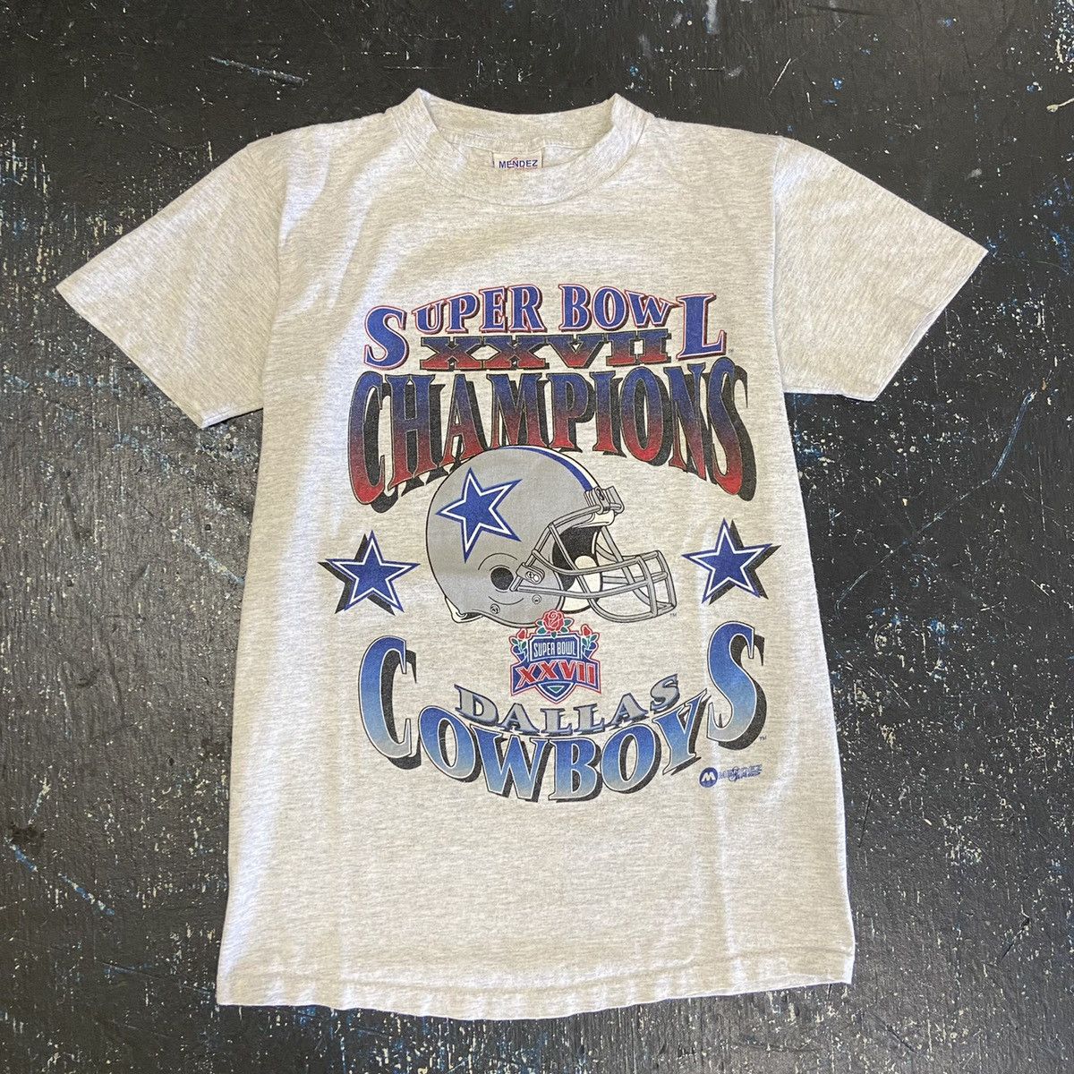 Vintage VTG 90s Dallas Cowboys Super Bowl XXVII Champions T-Shirt | Grailed