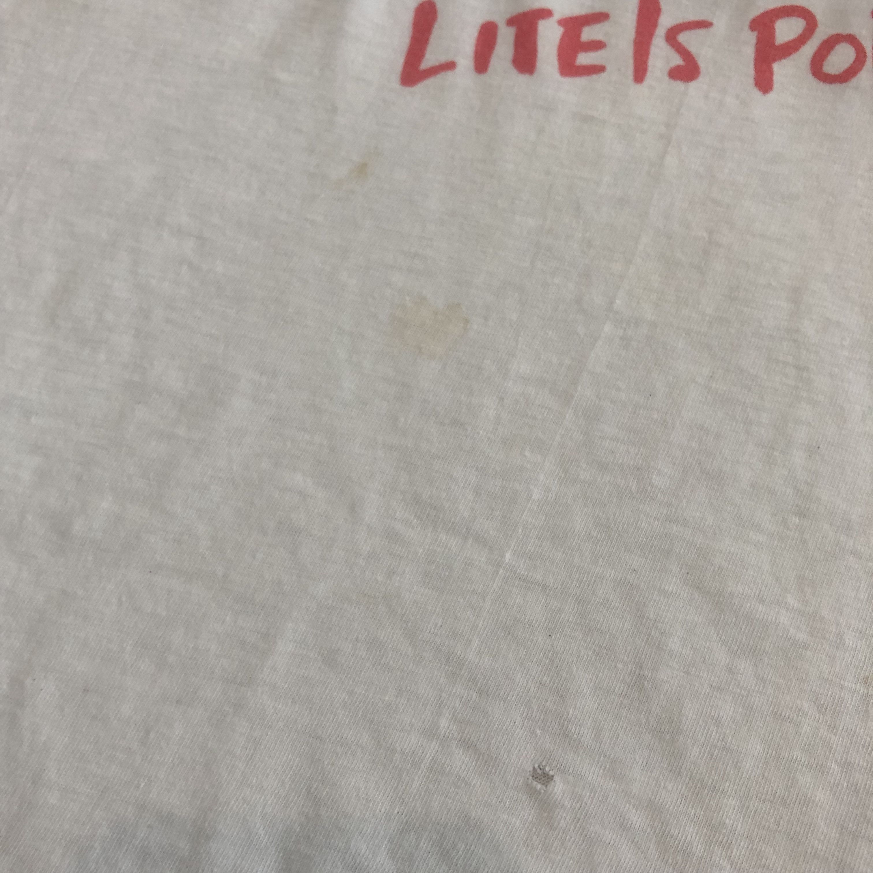Band Tees × Vintage Vintage 80's New York Lite Is Pop Shirt Punk Rock Clash Size US M / EU 48-50 / 2 - 6 Thumbnail