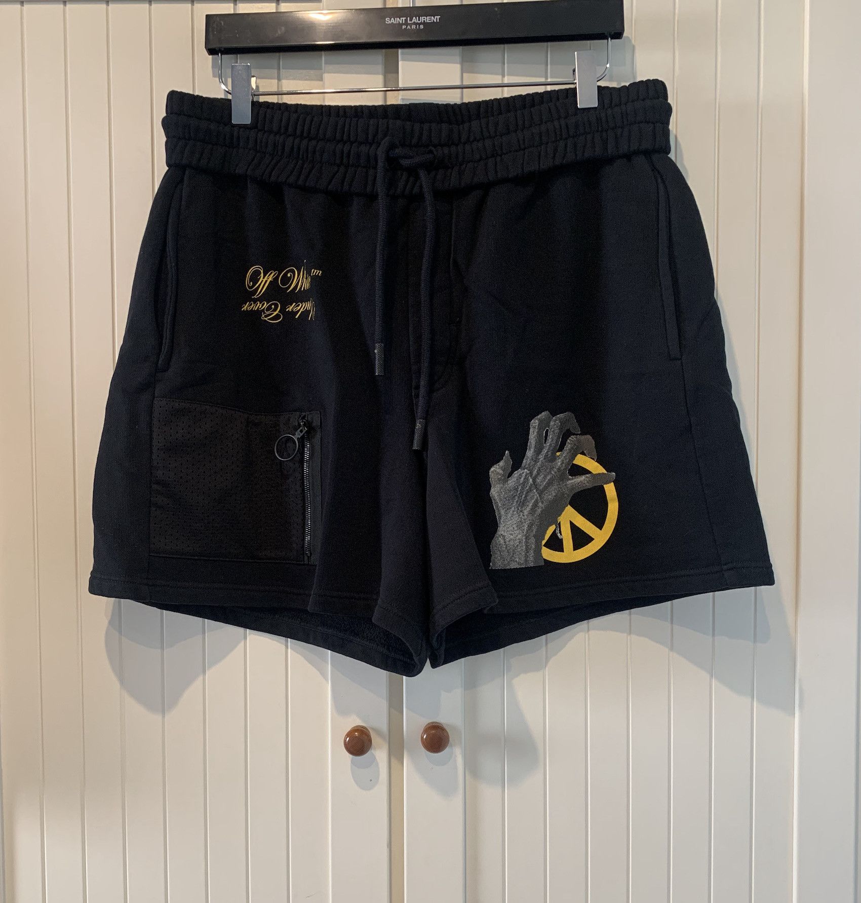 Off-White × Undercover FW'19 Skeleton Shorts in Black Size US 36 / EU 52 - 1 Thumbnail