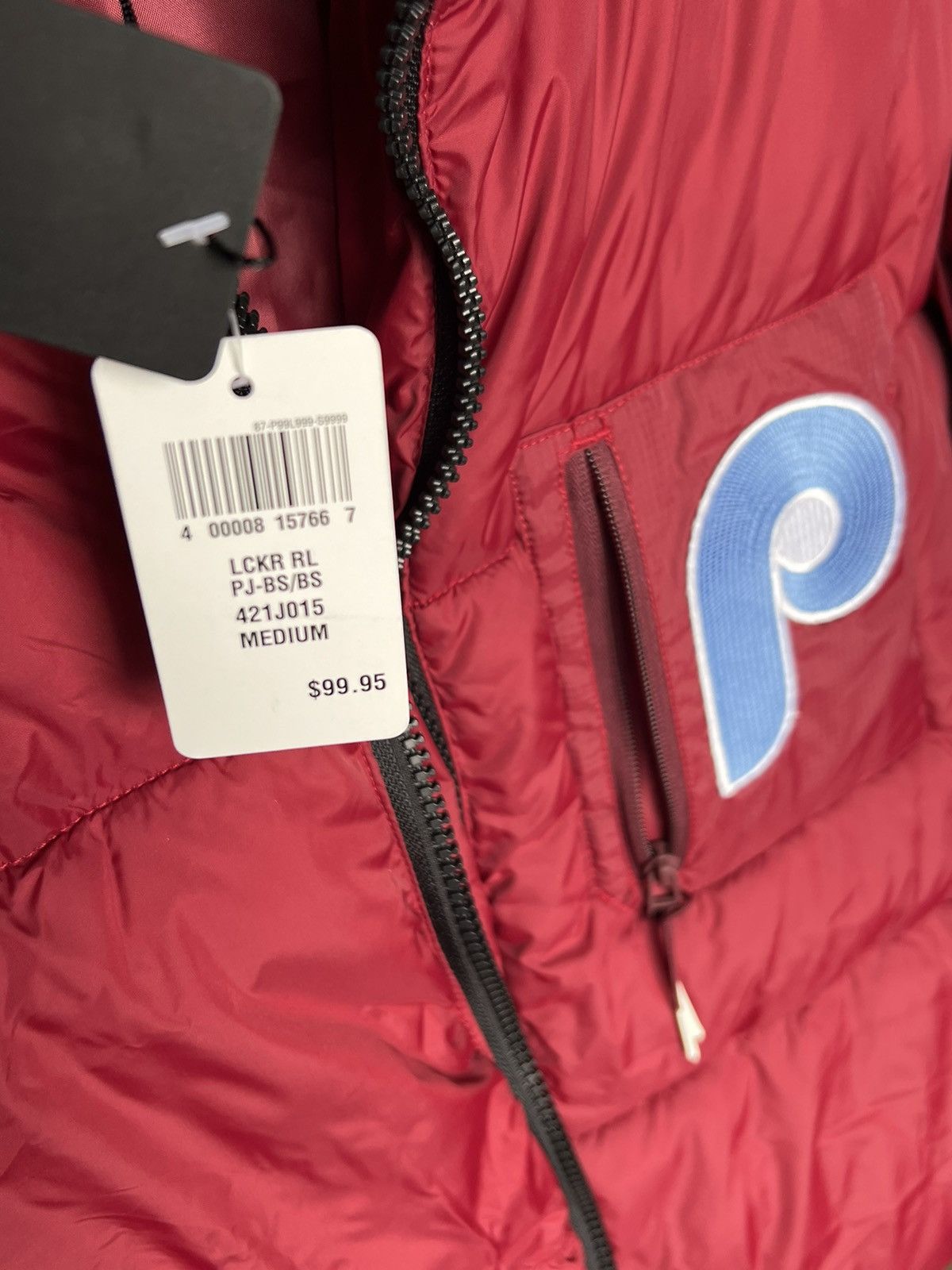 Foot Locker × MLB Phillies Patch x Foot Locker Oversized Puffer Blue Size US M / EU 48-50 / 2 - 9 Thumbnail