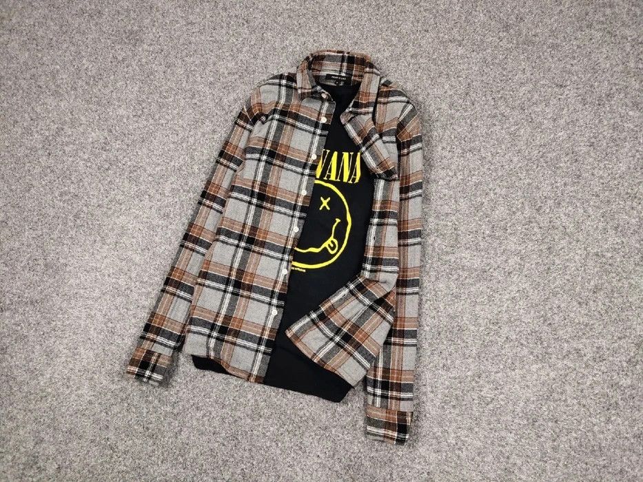 Flannel Vintage Flannel Shirt Travis Scott Style Hype Size US M / EU 48-50 / 2 - 3 Thumbnail