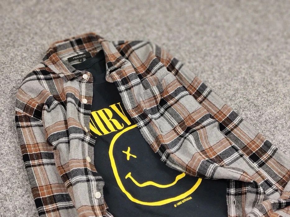 Flannel Vintage Flannel Shirt Travis Scott Style Hype Size US M / EU 48-50 / 2 - 6 Thumbnail