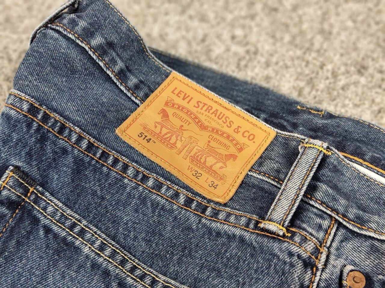 Levi's Vintage Levi’s 514 Blue Washed Denim Jeans Casual Pants Size US 32 / EU 48 - 18 Thumbnail