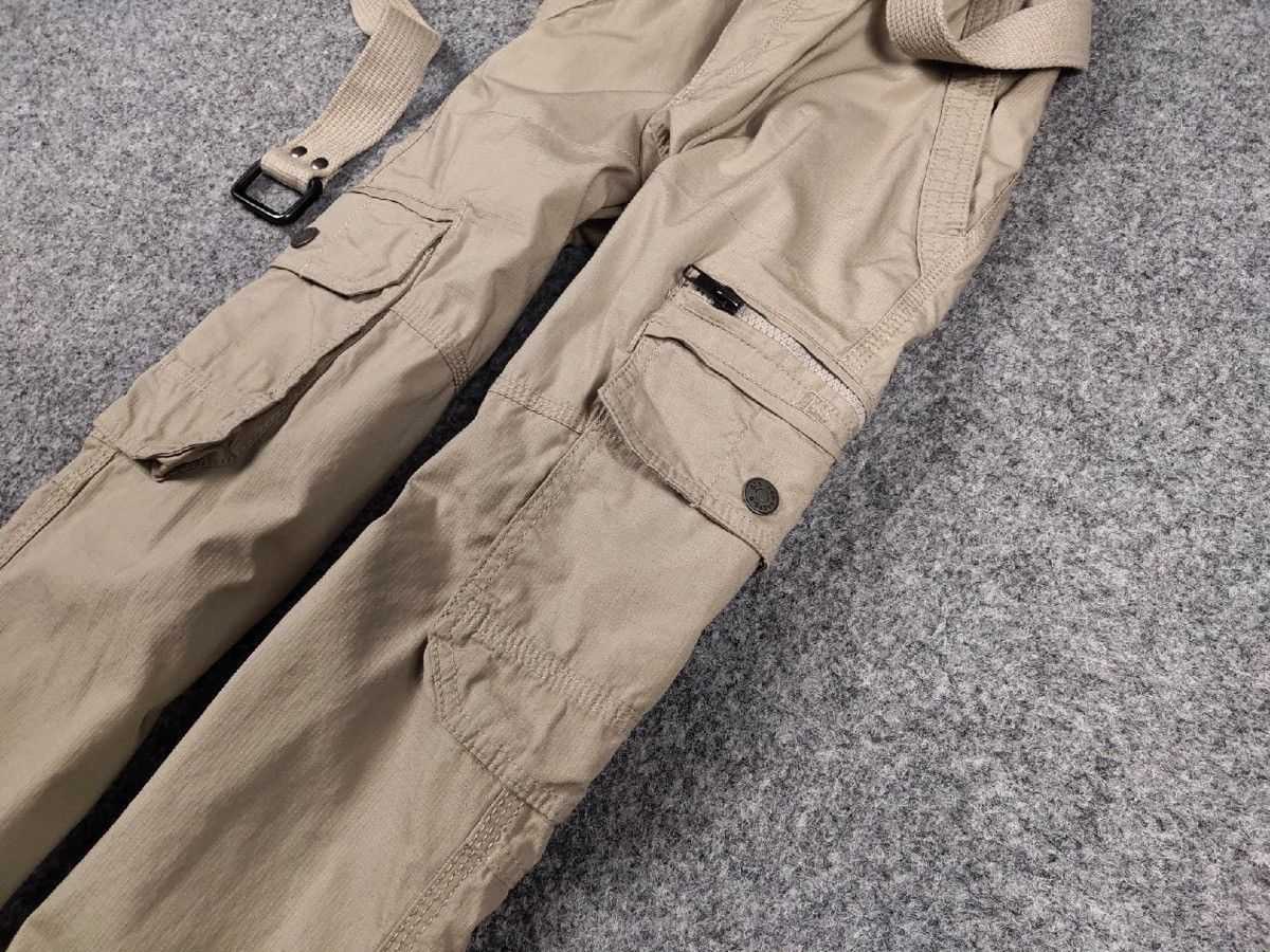 If Six Was Nine Vintage Japan Multi Pocket Cargo Pants + Belt Travis Scott Size US 36 / EU 52 - 6 Thumbnail