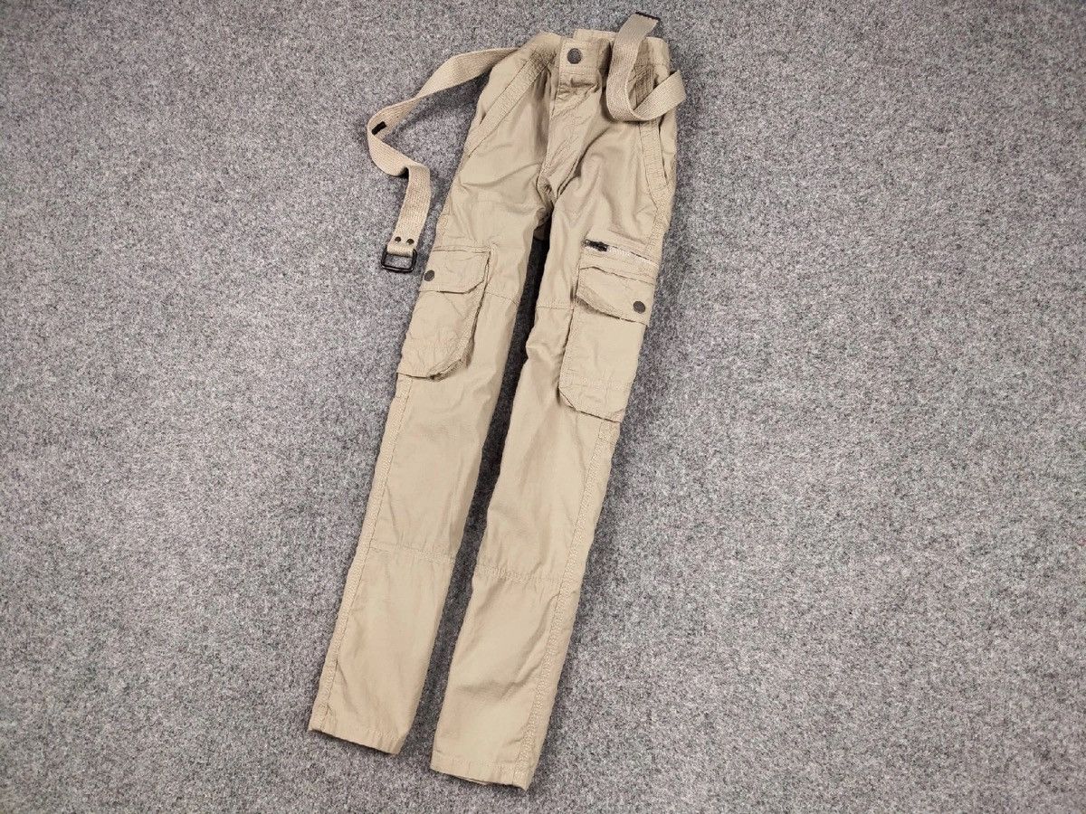 If Six Was Nine Vintage Japan Multi Pocket Cargo Pants + Belt Travis Scott Size US 36 / EU 52 - 3 Thumbnail