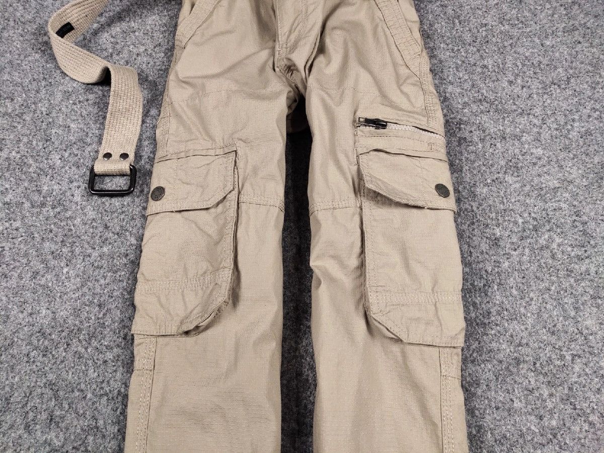 If Six Was Nine Vintage Japan Multi Pocket Cargo Pants + Belt Travis Scott Size US 36 / EU 52 - 9 Thumbnail