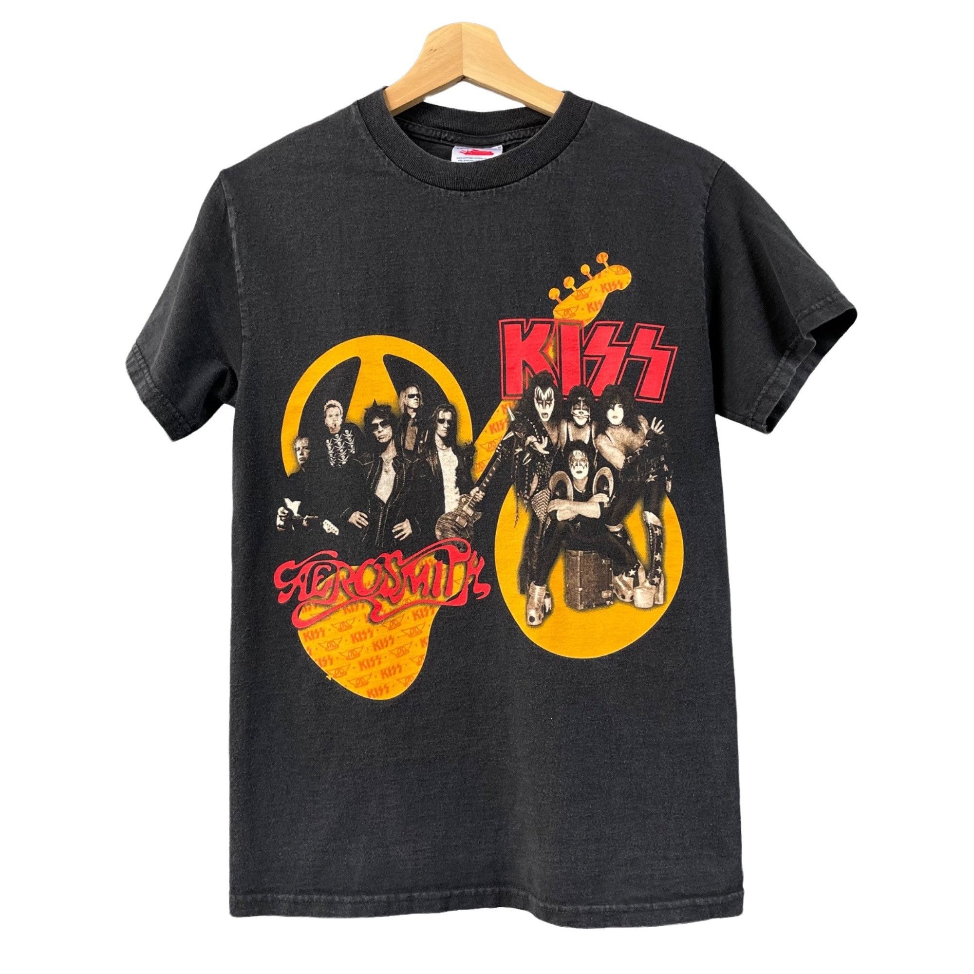 Band Tees × Vintage 2003 KISS Aerosmith Tour T-shirt | Grailed