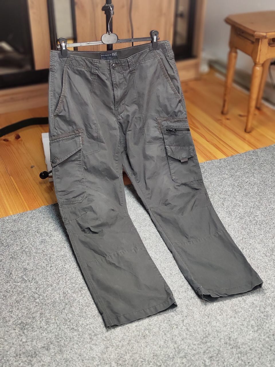 Japanese Brand Vintage 90's Cargo Pants Travis Scott Japan Zip Pocket Size US 34 / EU 50 - 19 Thumbnail