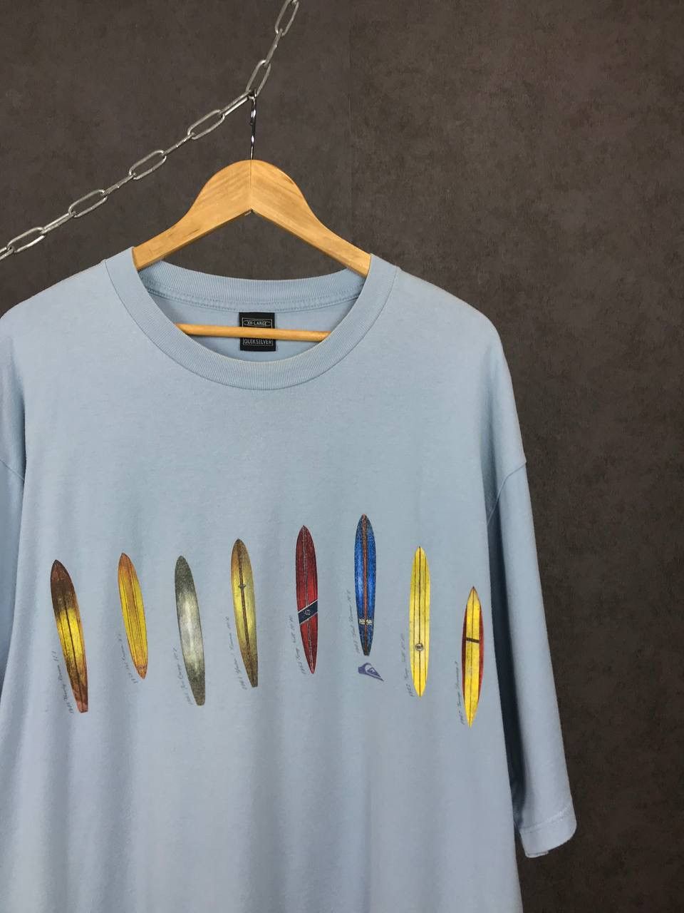 Quiksilver Quicksilver vintage surfboard tee Size US XXL / EU 58 / 5 - 2 Thumbnail