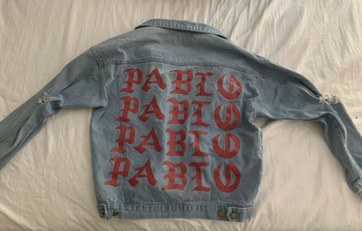 Life of pablo denim jacket best sale