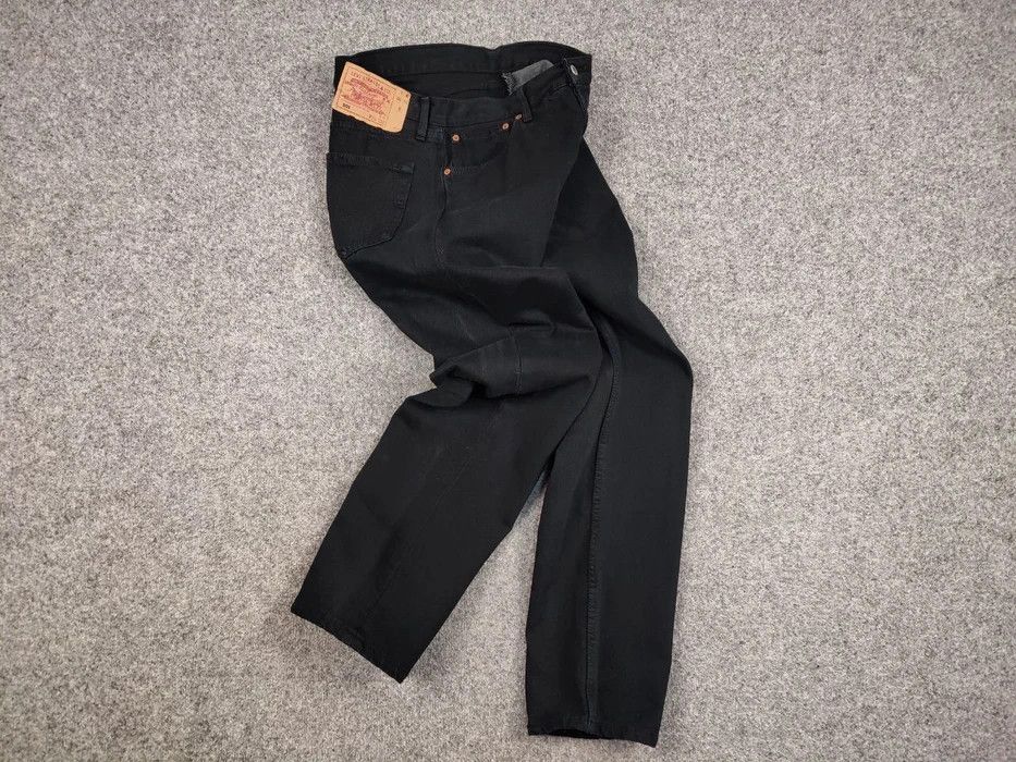 Levi's Vintage 90's Levi's 501 Black Classic Denim 100% Jeans Size US 34 / EU 50 - 7 Thumbnail
