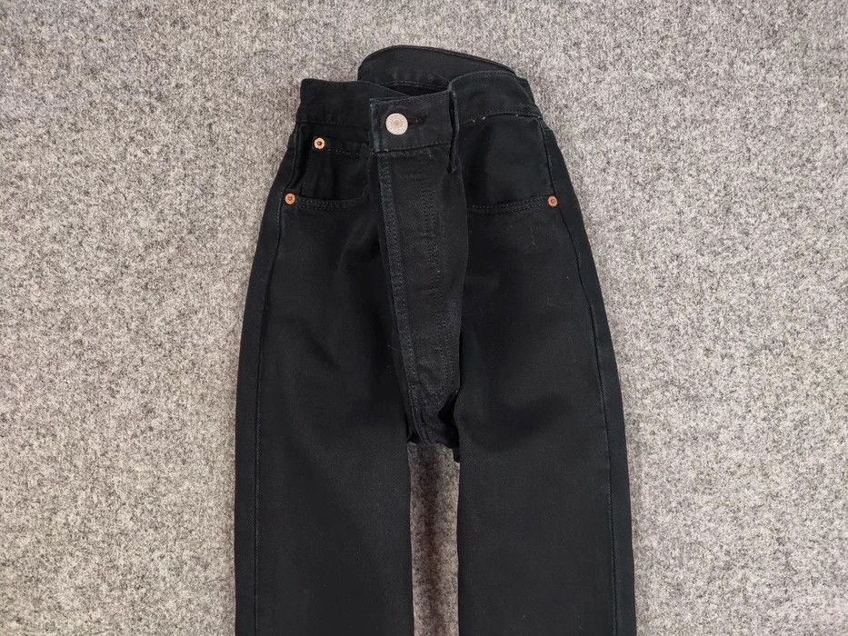 Levi's Vintage 90's Levi's 501 Black Classic Denim 100% Jeans Size US 34 / EU 50 - 3 Thumbnail