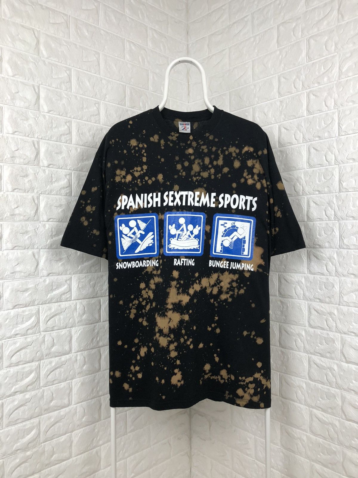 Hook-Ups × Vintage Vintage Hook Ups Porn Star style Tee Size US XL / EU 56 / 4 - 1 Thumbnail