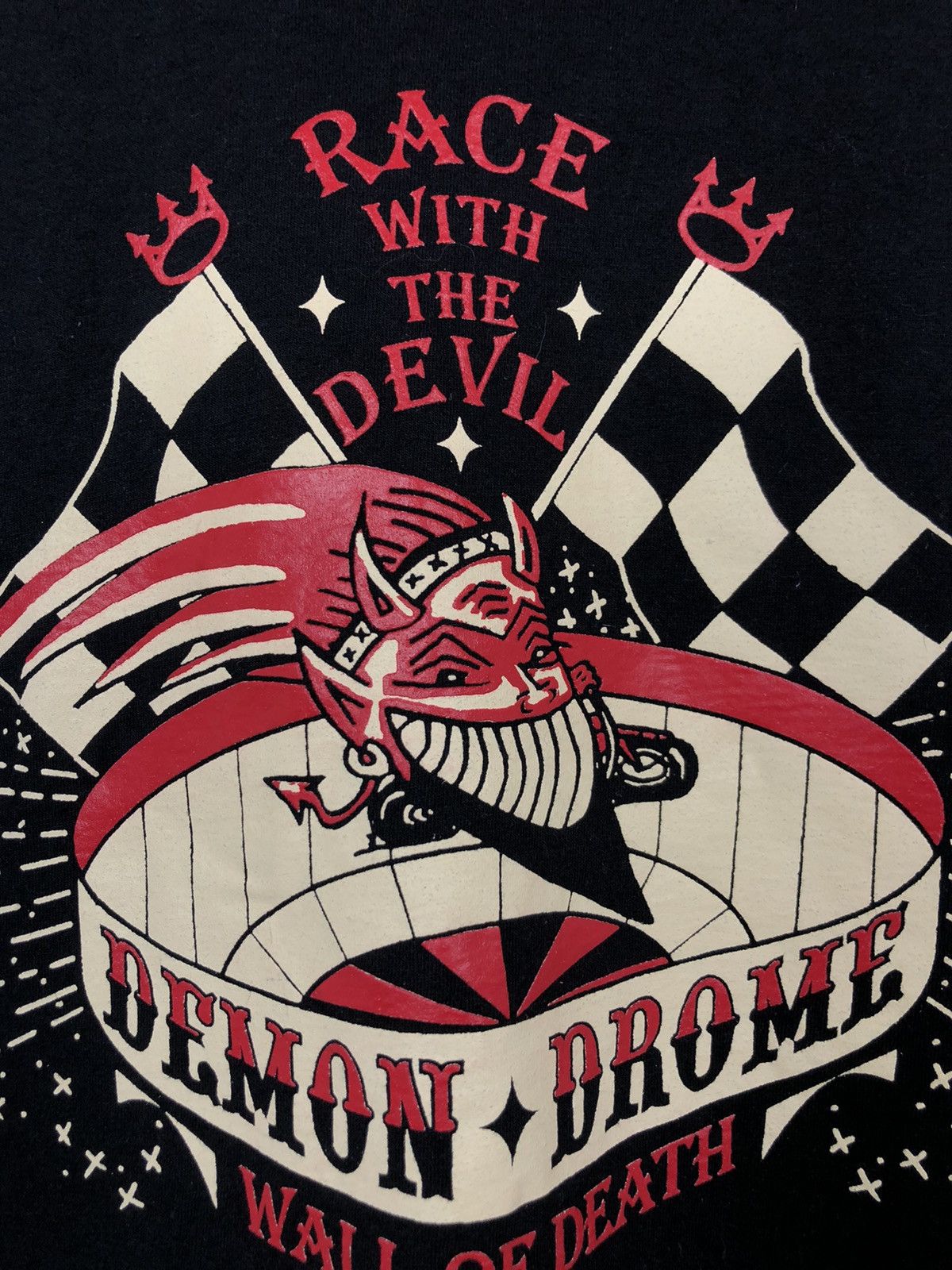 Fruit Of The Loom × Vintage Vintage Race With the Devin Tee Size US L / EU 52-54 / 3 - 3 Thumbnail