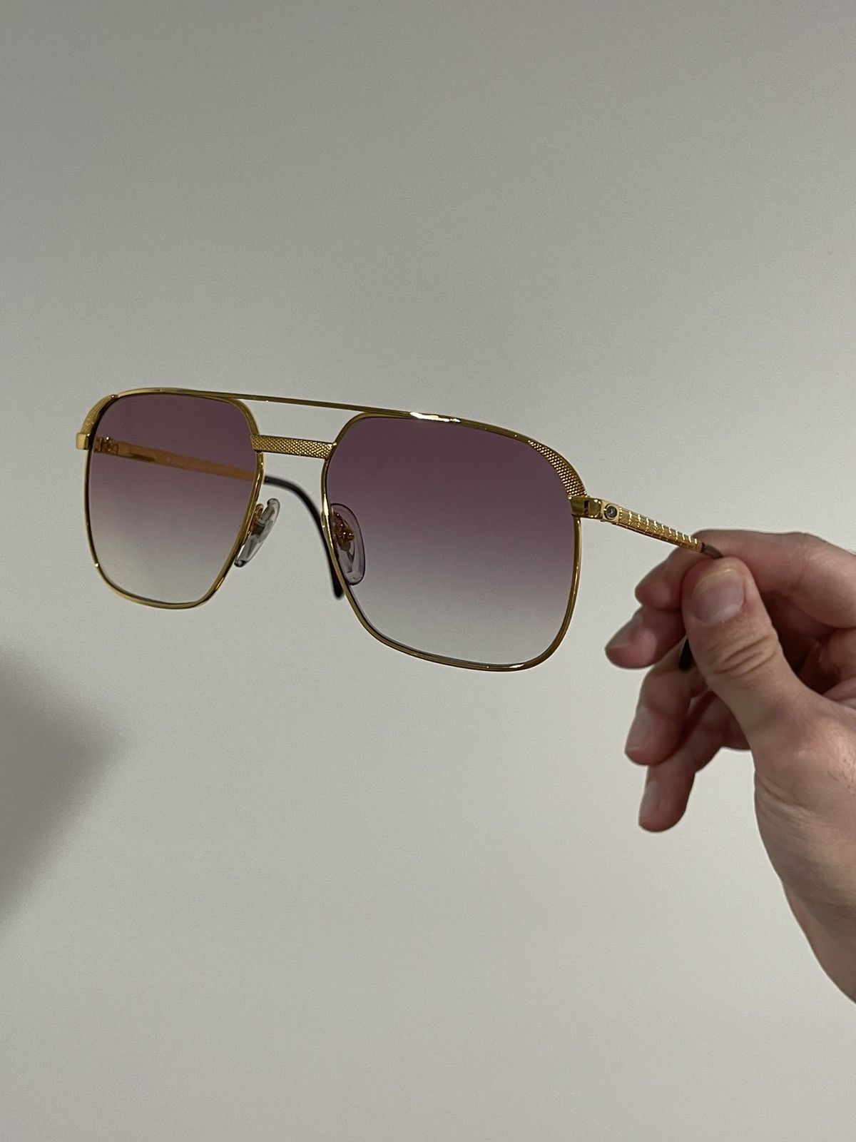 Paolo Gucci Vintage Frames Company Paolo Gucci tinted sunglasses pink Grailed