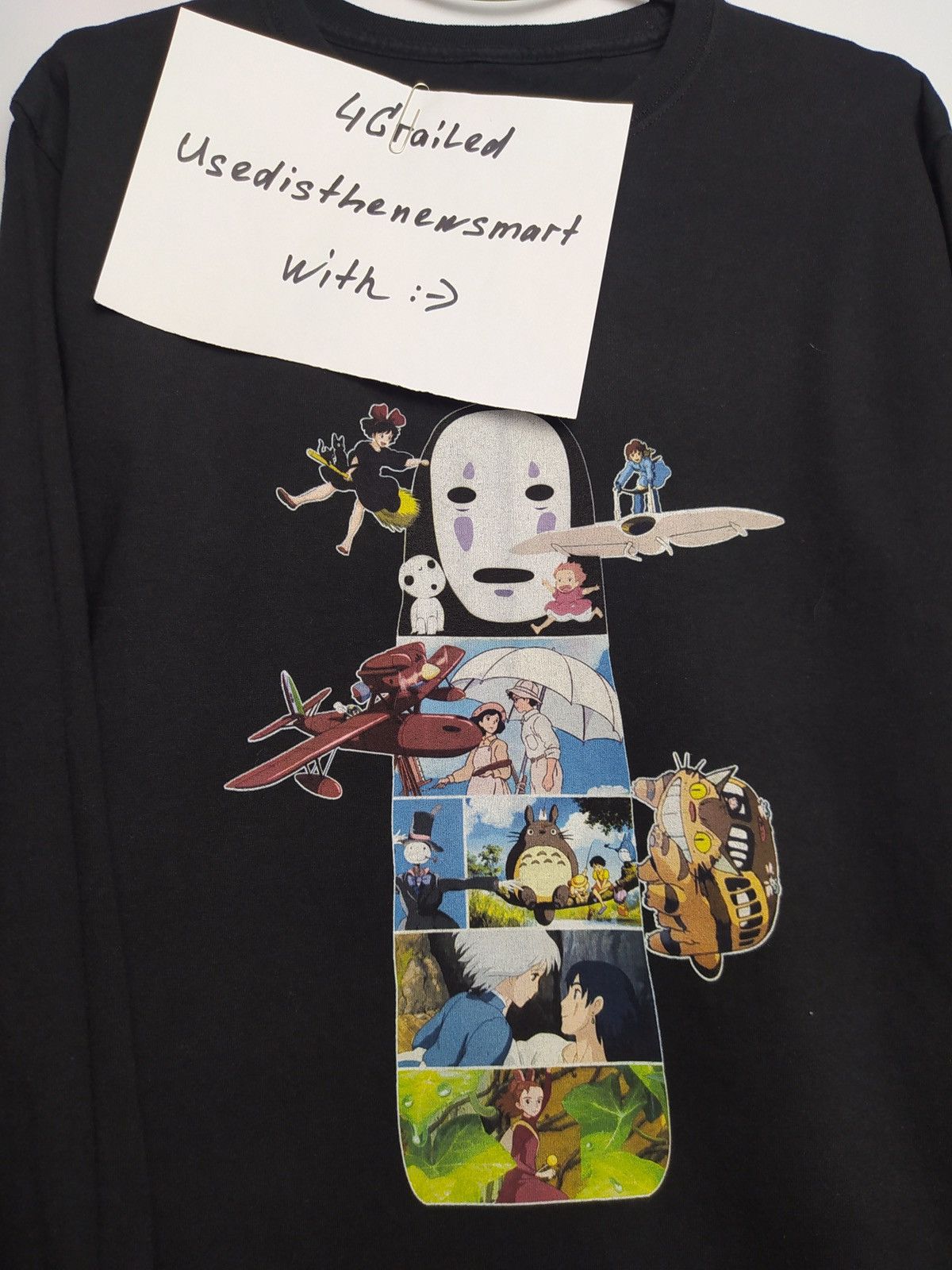 Anime Spirited Away Anime Long Sleeve T-shirts Size US M / EU 48-50 / 2 - 12 Thumbnail