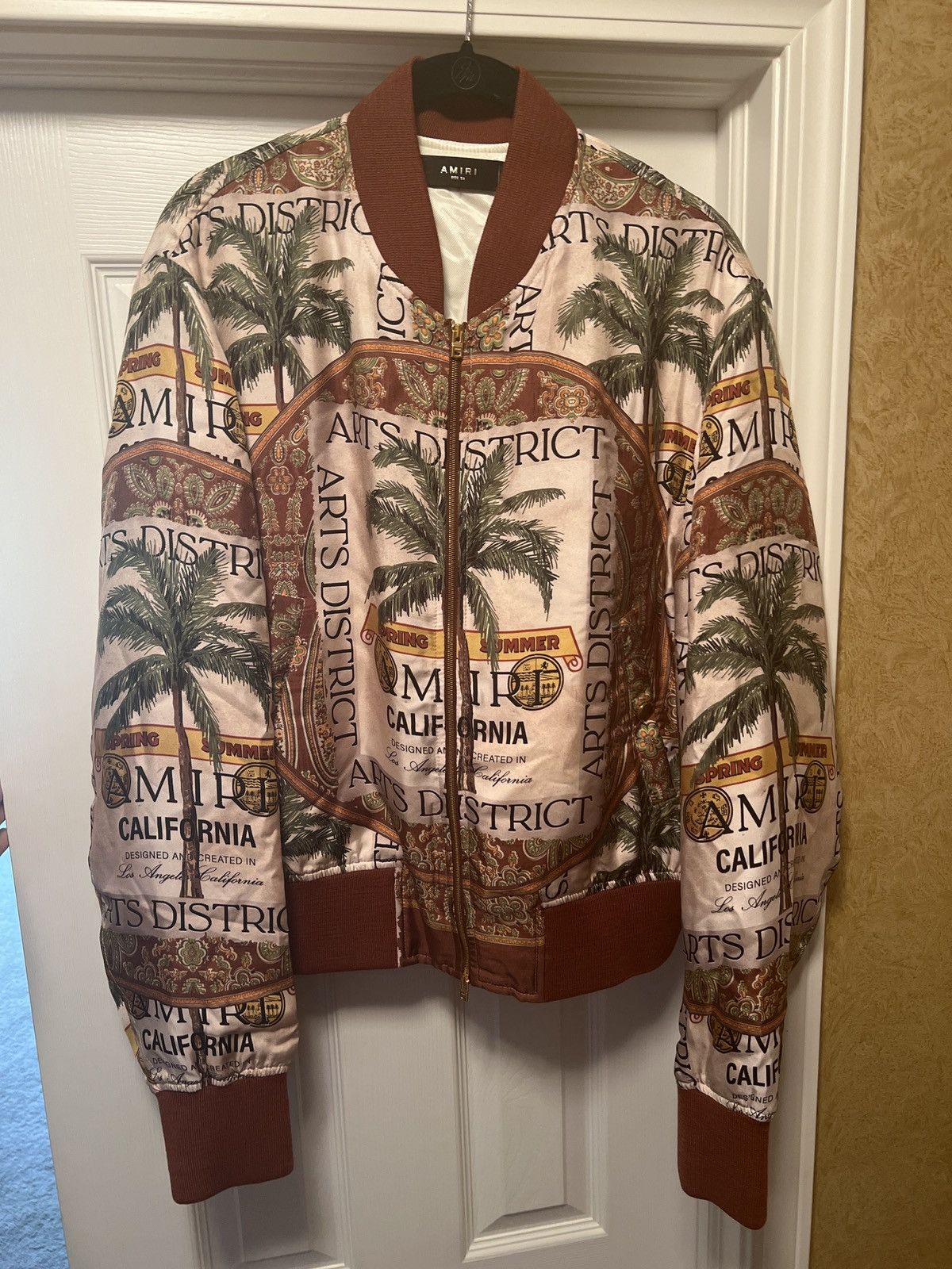 Amiri Rum Label Bomber Jacket