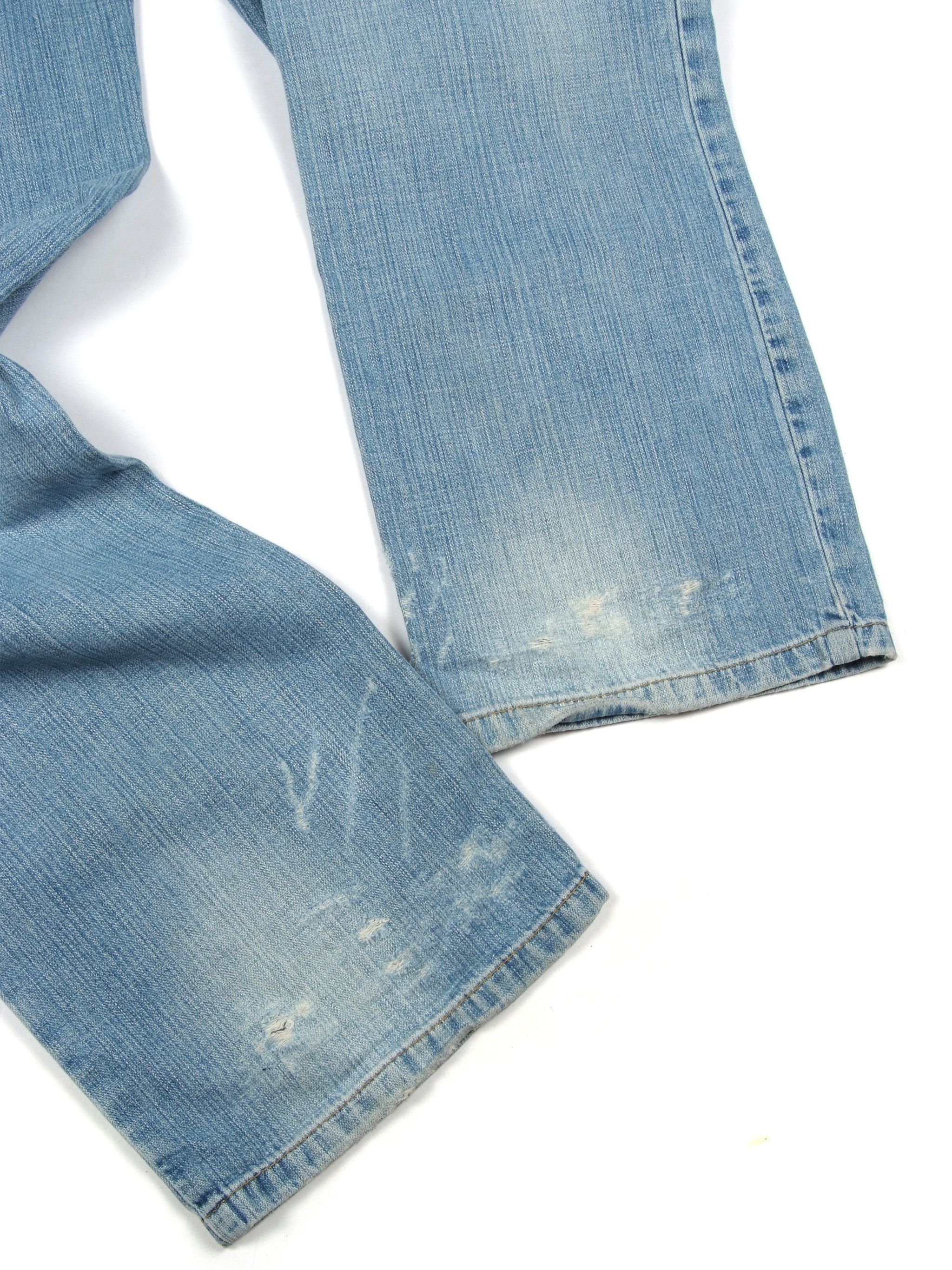 Dolce & Gabbana × Vintage Vintage y2k Dolce & Gabbana Distressed Denim Jeans (33) Size US 33 - 6 Thumbnail