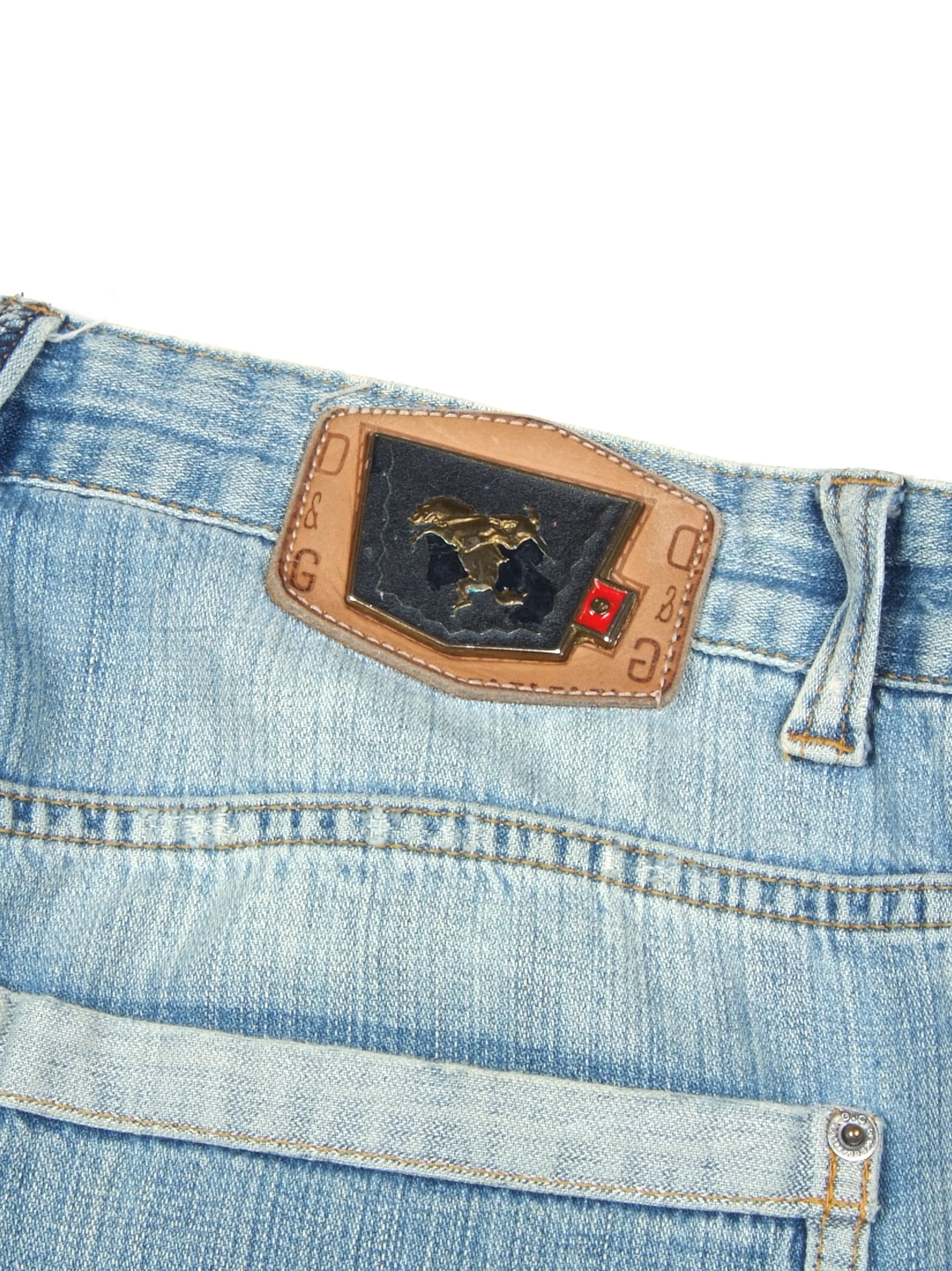 Dolce & Gabbana × Vintage Vintage y2k Dolce & Gabbana Distressed Denim Jeans (33) Size US 33 - 8 Thumbnail
