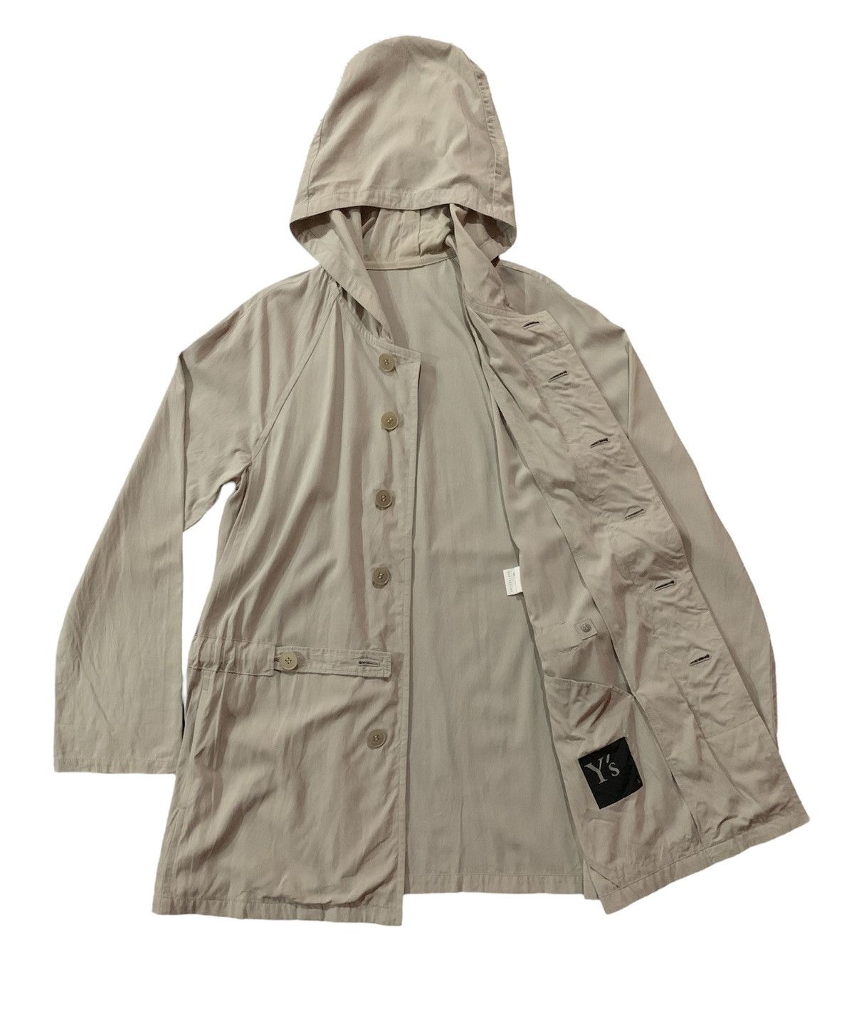 Y's × Yohji Yamamoto Vintage Y,s Yohji yamamoto Parka Rayon Design Size US M / EU 48-50 / 2 - 2 Thumbnail