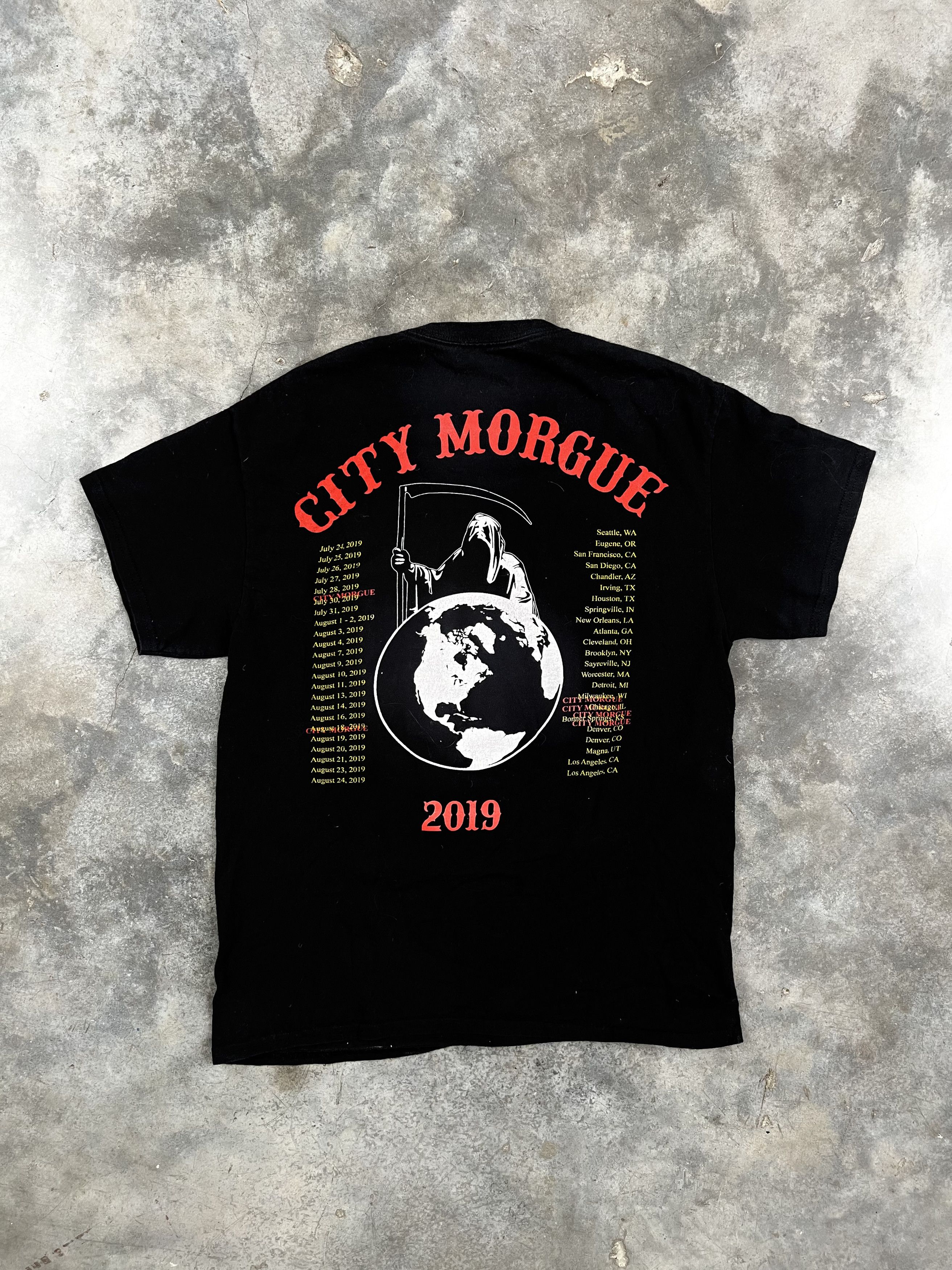 Vintage City Morgue 2019 Tour Dogs Tee Black Medium 🥣🧊❄️ Toxic Size US M / EU 48-50 / 2 - 3 Thumbnail