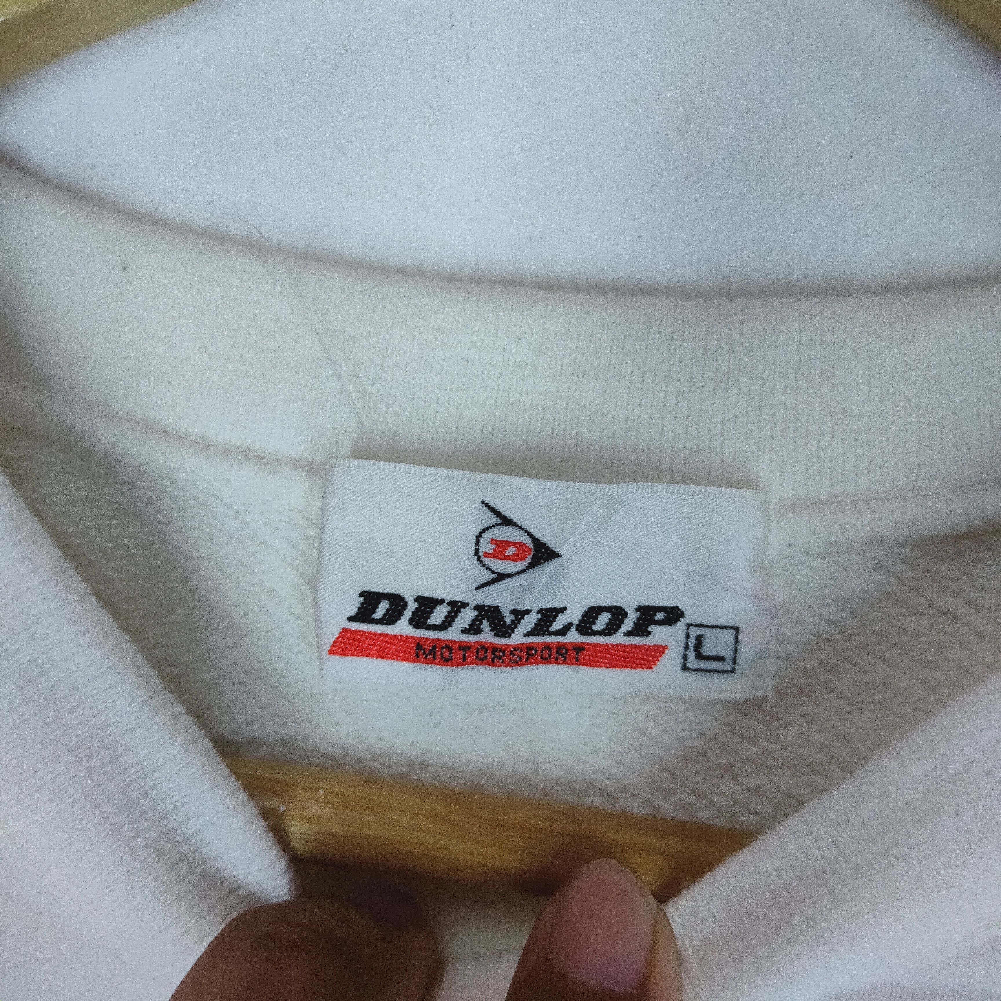 Dunlop Vintage DUNLOP MOTORSPORT SWEATSHIRT Embroidery Logo White Size US M / EU 48-50 / 2 - 4 Thumbnail