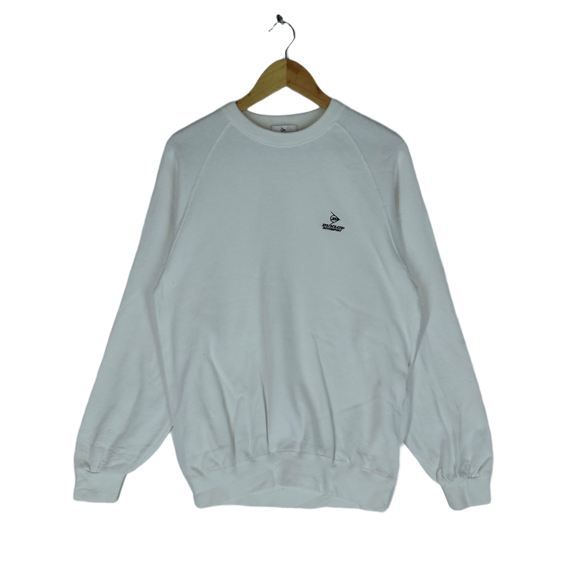 Dunlop Vintage DUNLOP MOTORSPORT SWEATSHIRT Embroidery Logo White Size US M / EU 48-50 / 2 - 1 Thumbnail