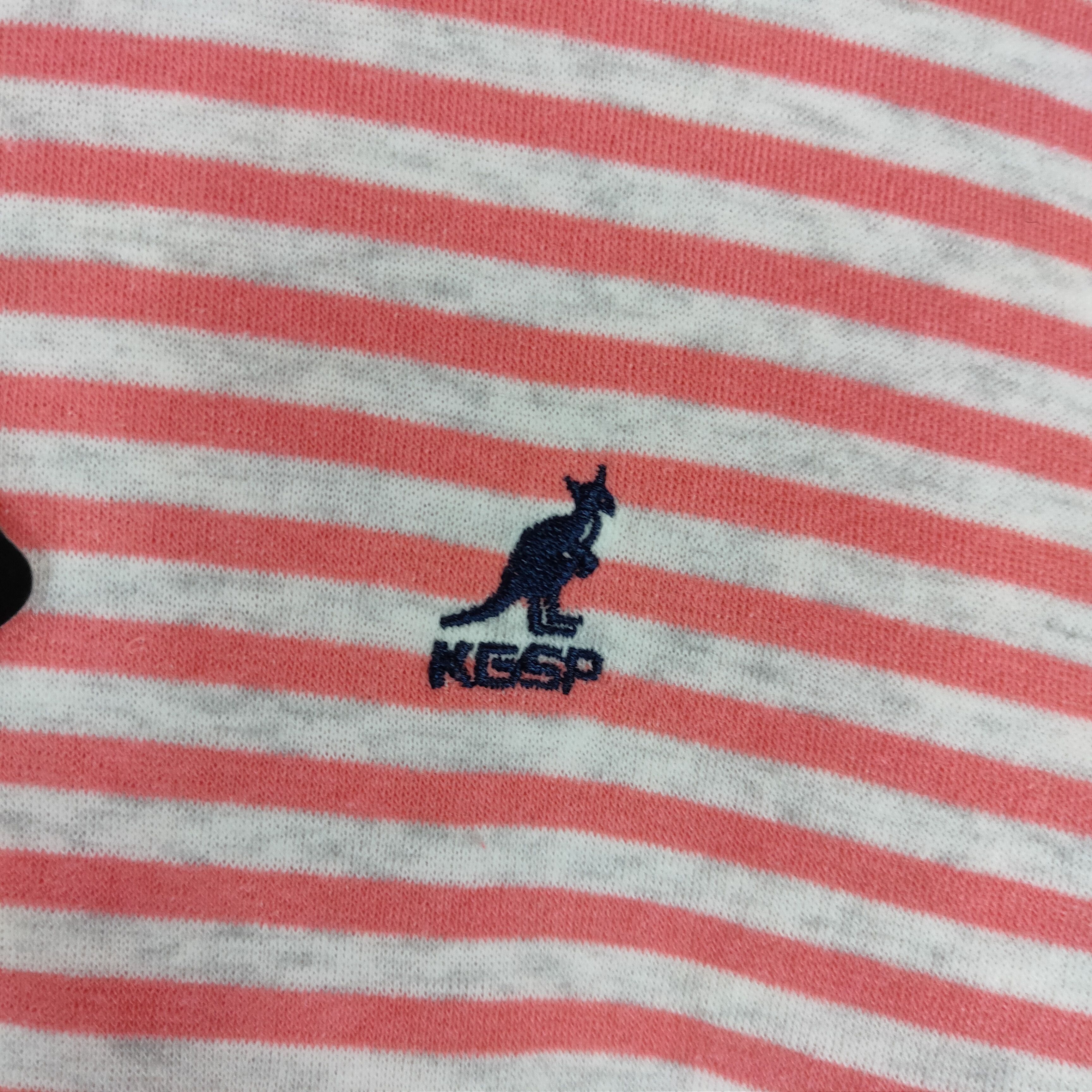 Kangol KANGOL SPORT Stripe Pattern Unworn Pink Neck Zipper Sweater Size US M / EU 48-50 / 2 - 2 Thumbnail