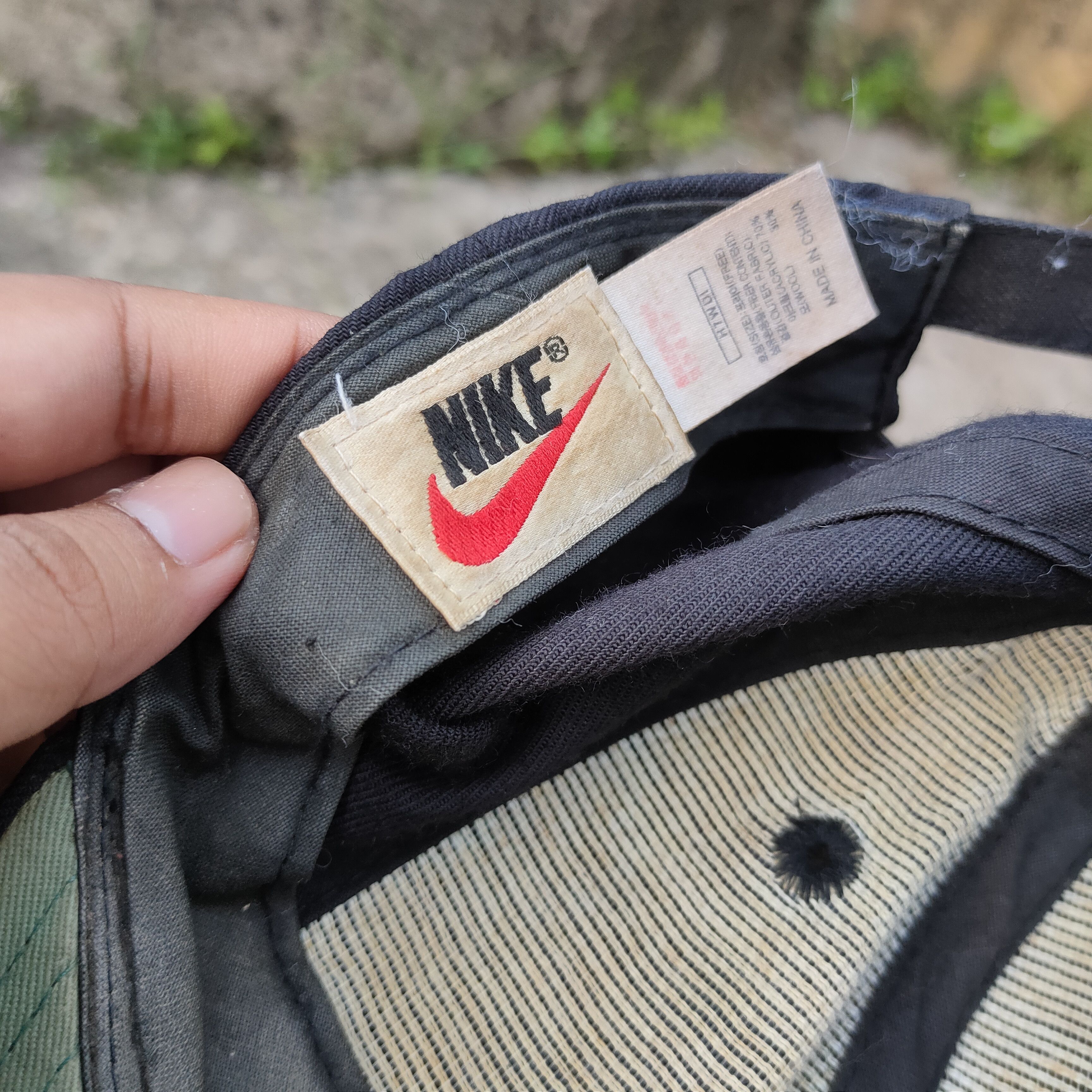 Nike Vintage 90s NIKE SWOOSH Aluminum Emblem Cap Adjustable Size ONE SIZE - 9 Thumbnail