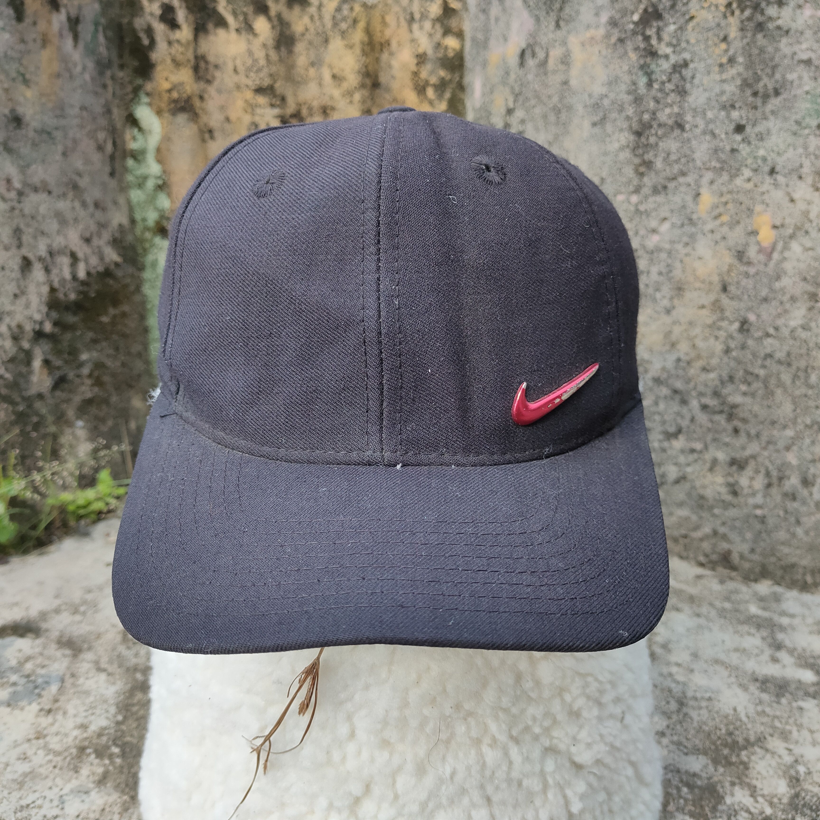 Nike Vintage 90s NIKE SWOOSH Aluminum Emblem Cap Adjustable Size ONE SIZE - 3 Thumbnail