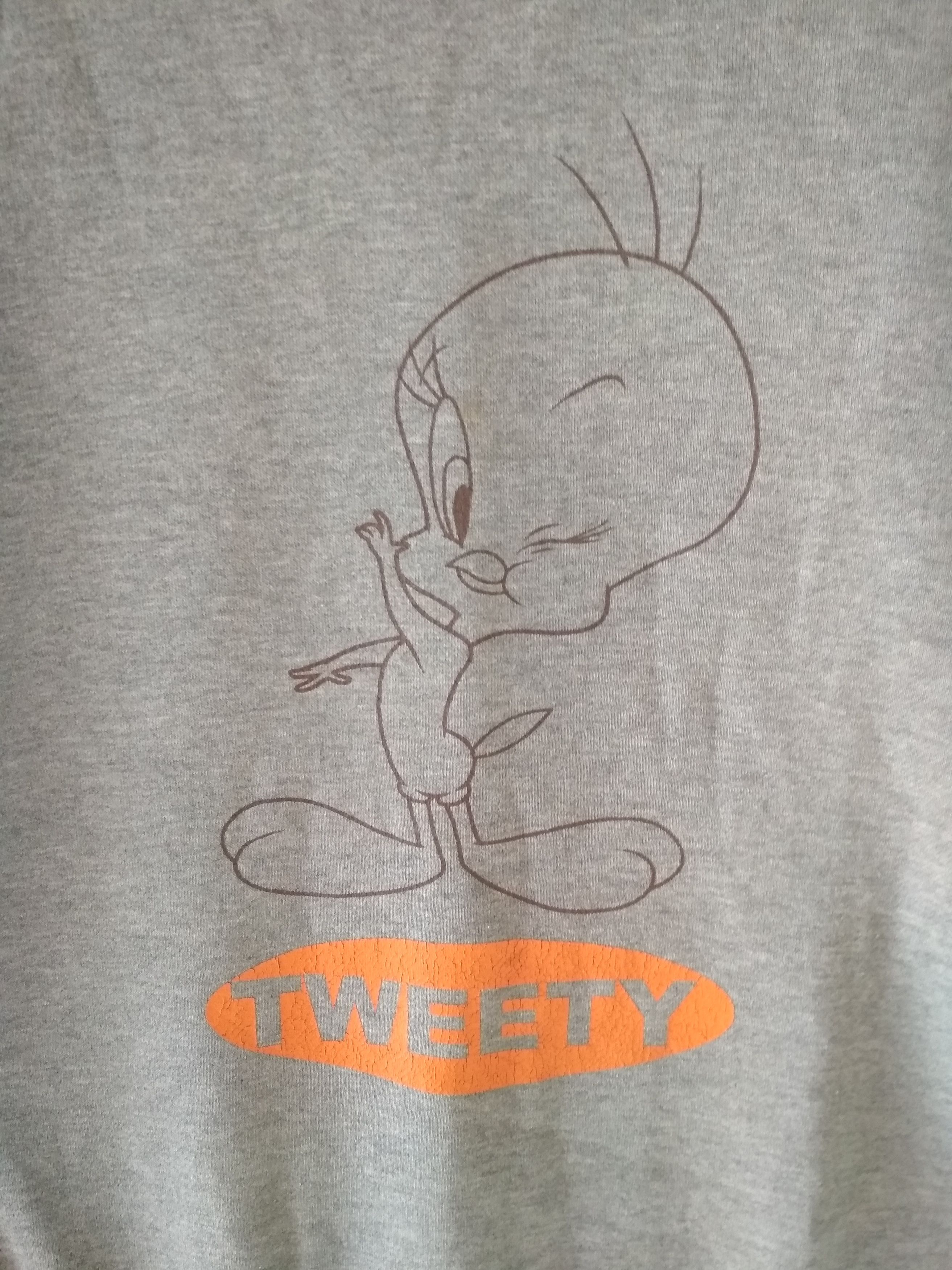 Vintage × Warner Bros LOONEY TUNES TWEETY VINTAGE 90s Cartoon SWEATSHIRT Size US L / EU 52-54 / 3 - 2 Thumbnail