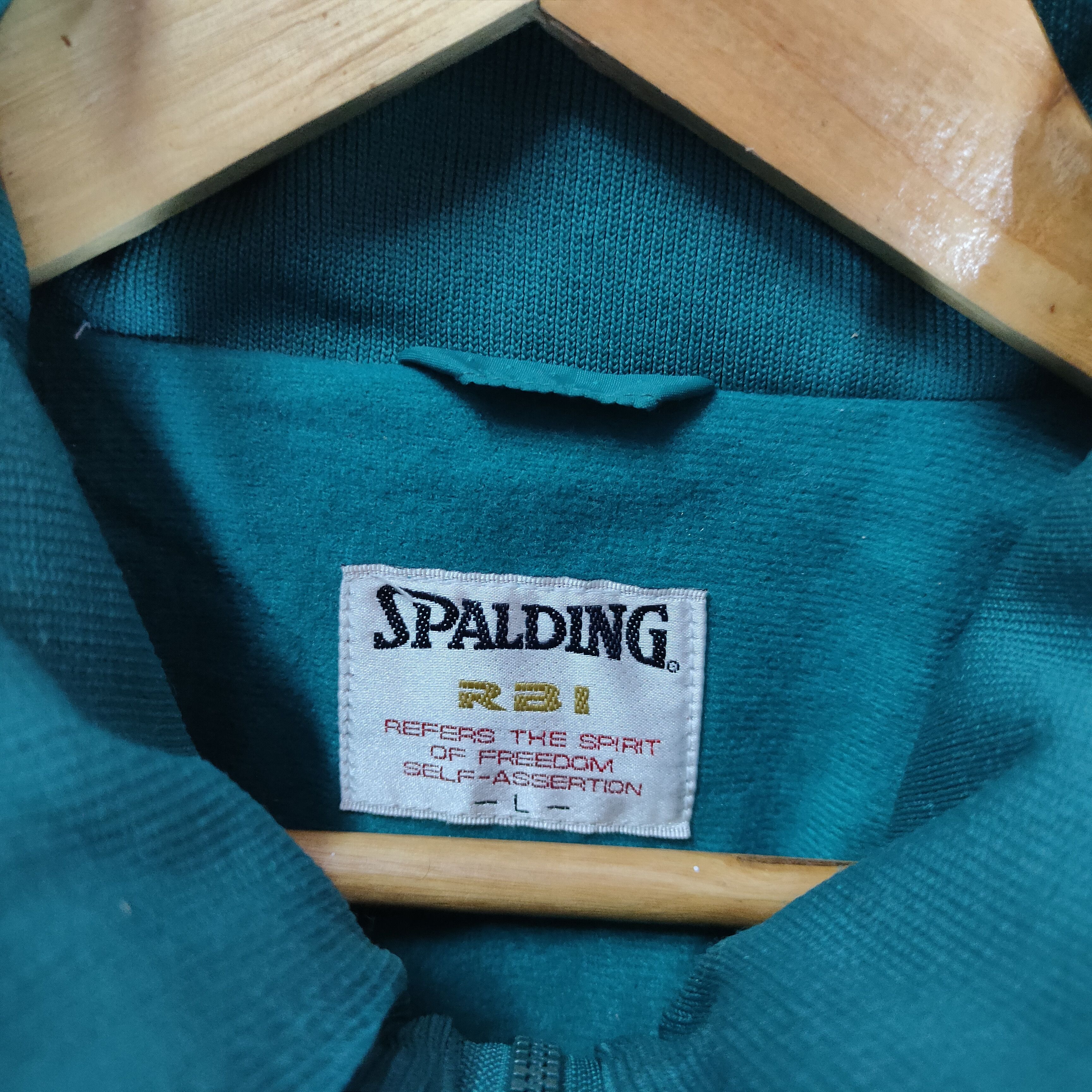Spalding SPALDING Satin Bomber Embroidery Logo Hidden Hoodie Size US L / EU 52-54 / 3 - 3 Thumbnail