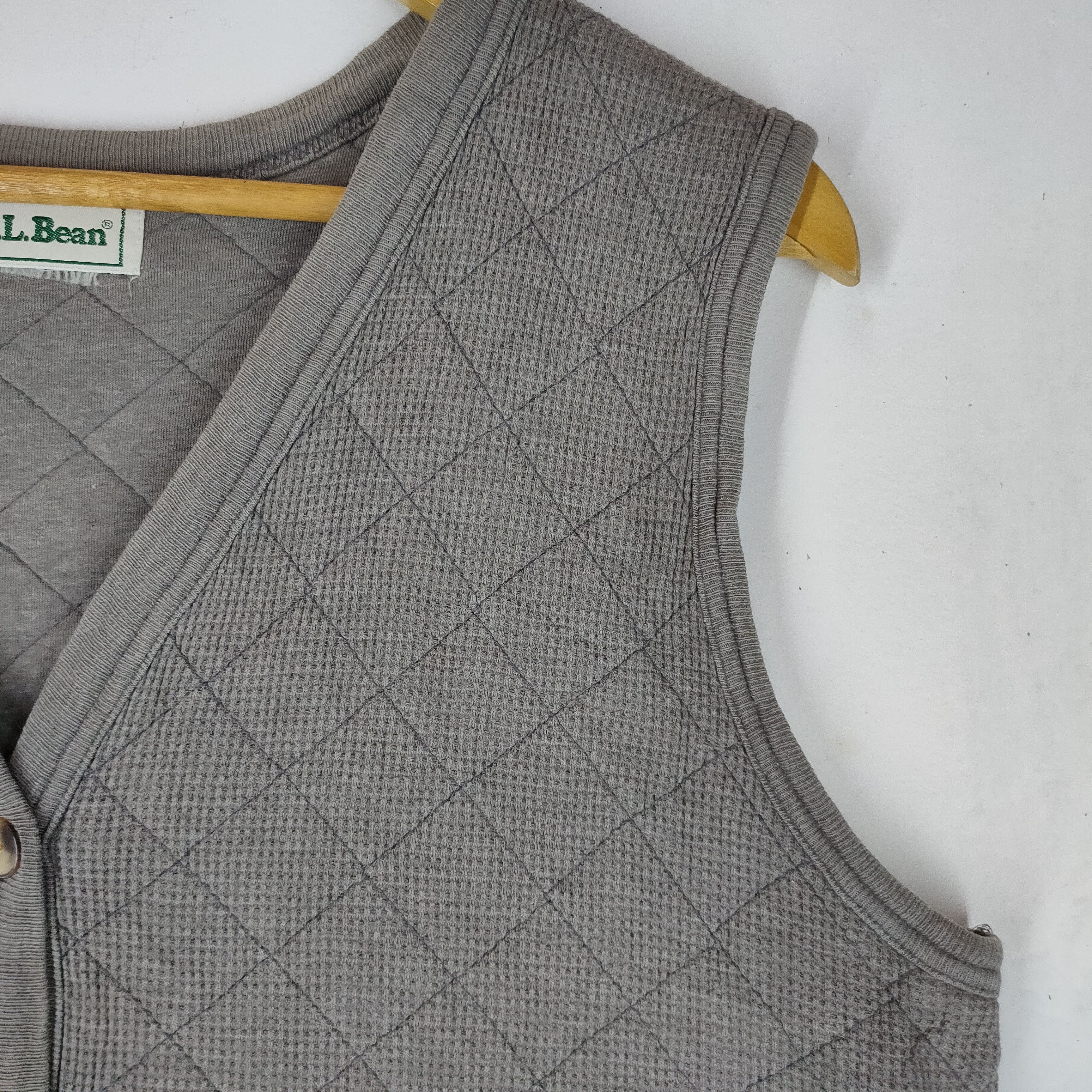 L.L. Bean Vintage L.L. BEAN Sleeveless Full Button Sweat Vest Size US M / EU 48-50 / 2 - 3 Thumbnail