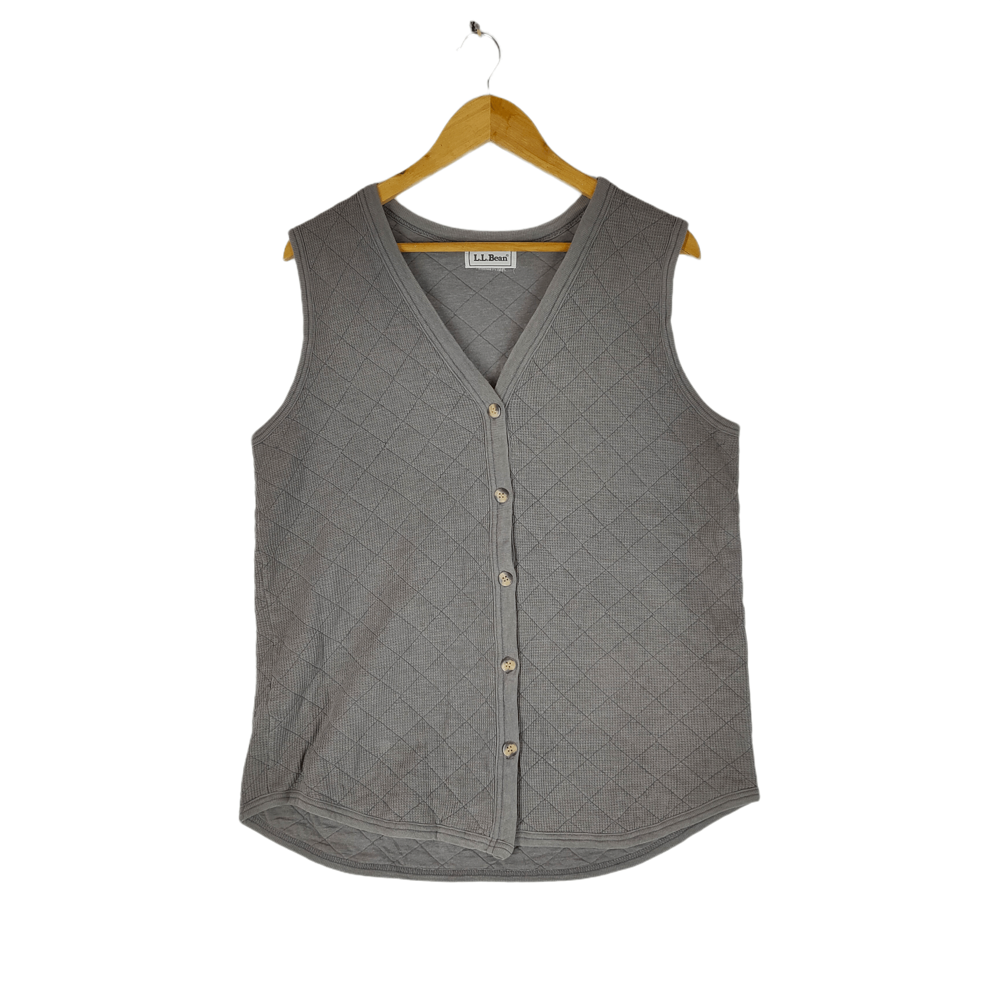L.L. Bean Vintage L.L. BEAN Sleeveless Full Button Sweat Vest Size US M / EU 48-50 / 2 - 1 Thumbnail