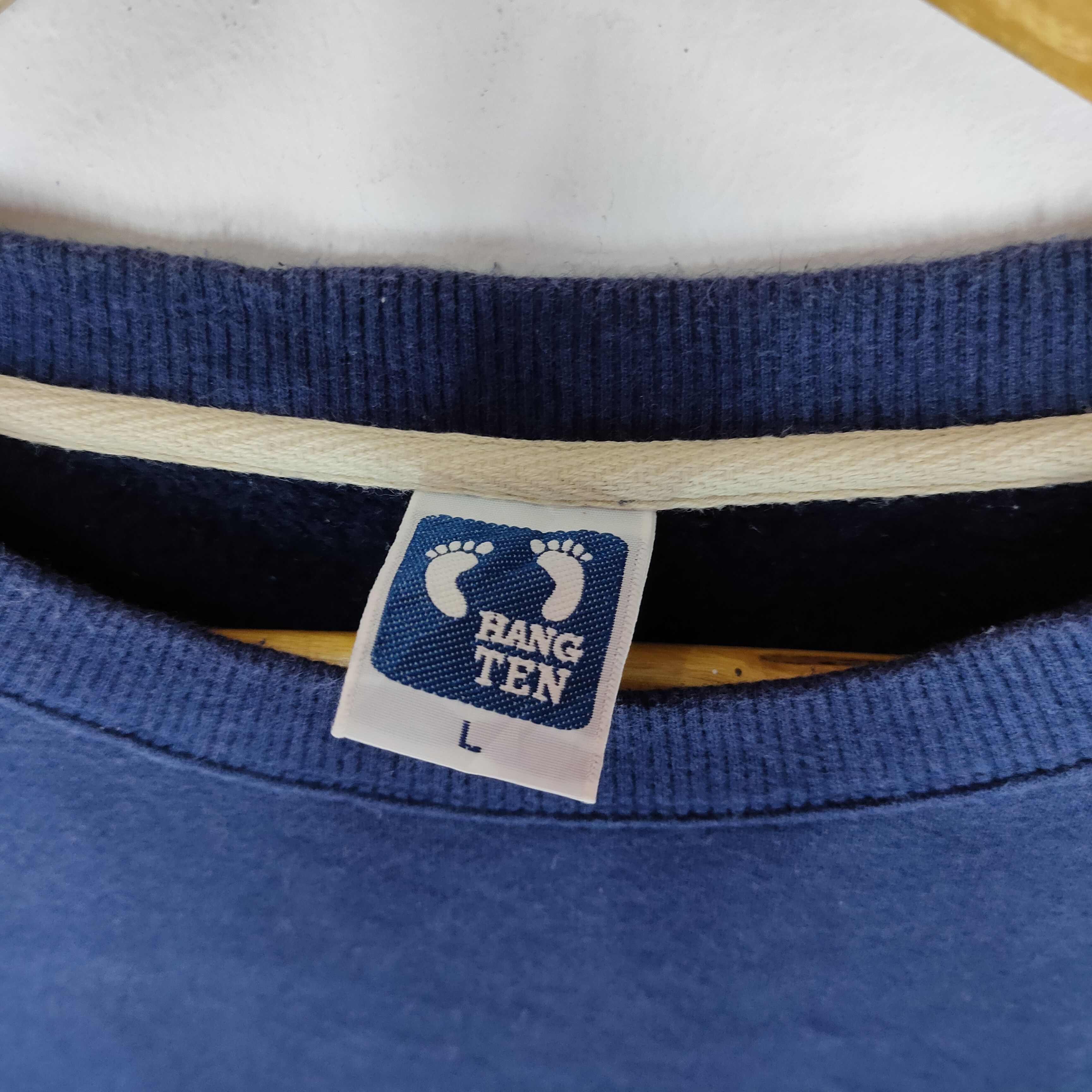 Hang Ten HANG TEN Embroidery Spellout Big Back Printed Sweatshirt Size US M / EU 48-50 / 2 - 3 Thumbnail