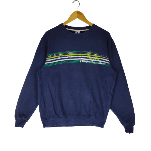 Hang Ten HANG TEN Embroidery Spellout Big Back Printed Sweatshirt Size US M / EU 48-50 / 2 - 1 Thumbnail