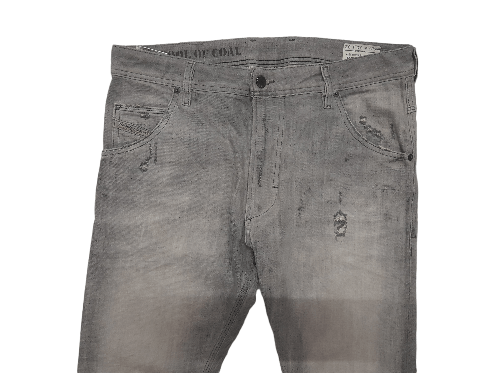 Diesel DIESEL Krooley Coal Denim (E74) W32 Size US 32 / EU 48 - 3 Thumbnail