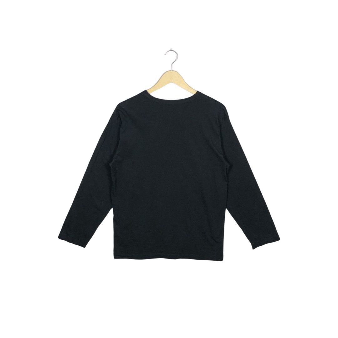 Yohji Yamamoto Vintage Y’s For Living Yohji Yamamoto Long Sleeve Black Tee Size US M / EU 48-50 / 2 - 2 Thumbnail