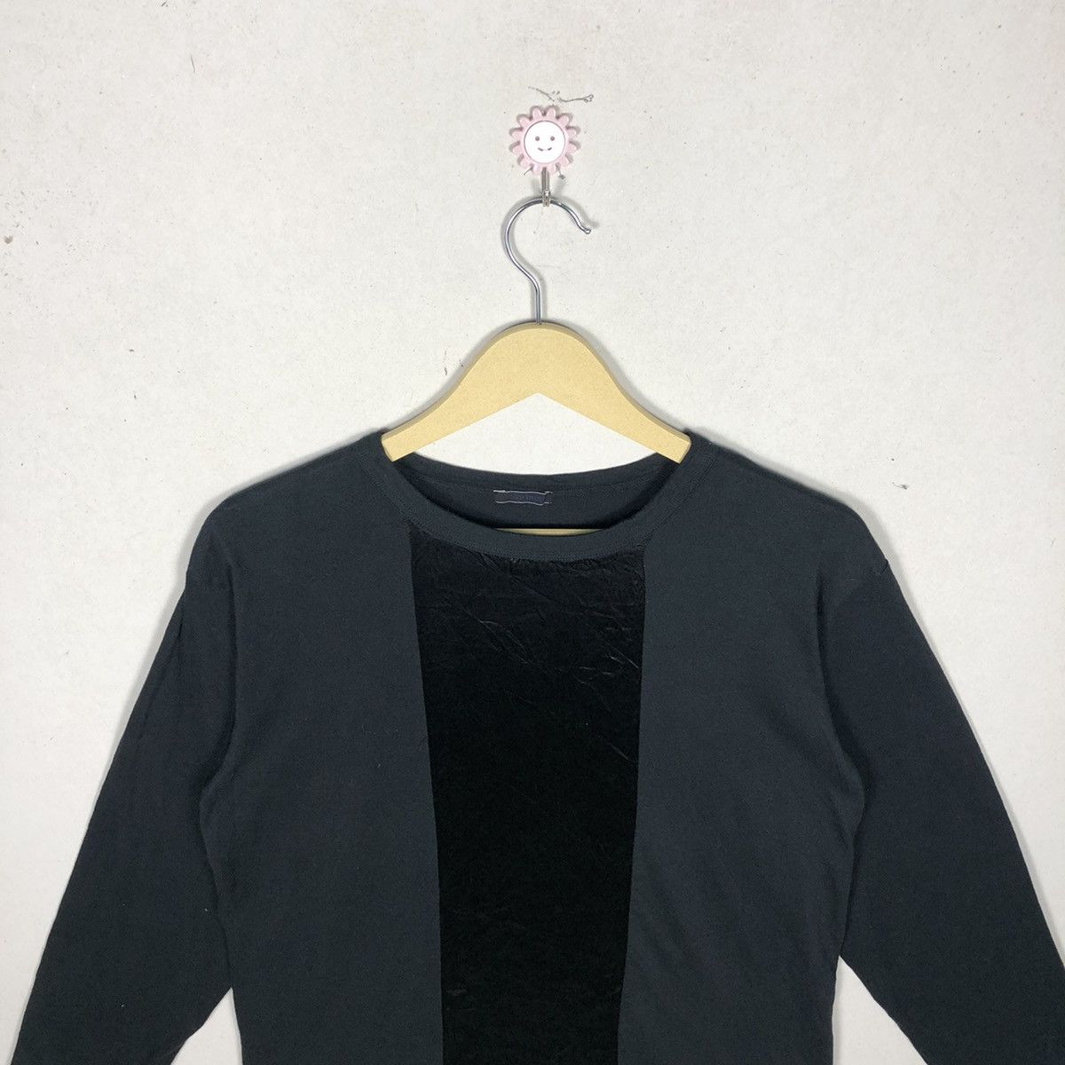 Yohji Yamamoto Vintage Y’s For Living Yohji Yamamoto Long Sleeve Black Tee Size US M / EU 48-50 / 2 - 4 Thumbnail