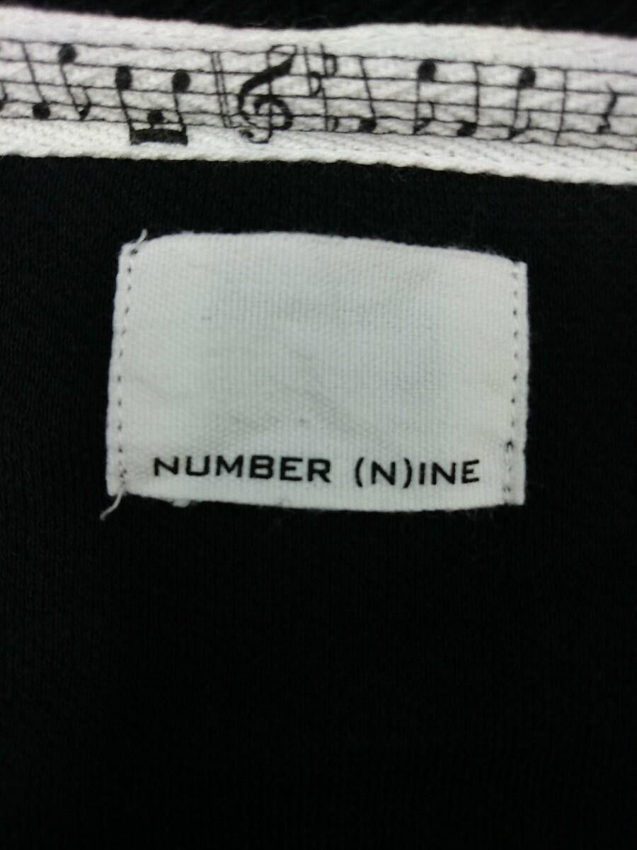 Number (N)ine Distressed Embroidered Logo Quarter Zip Hoodie Size US M / EU 48-50 / 2 - 4 Thumbnail