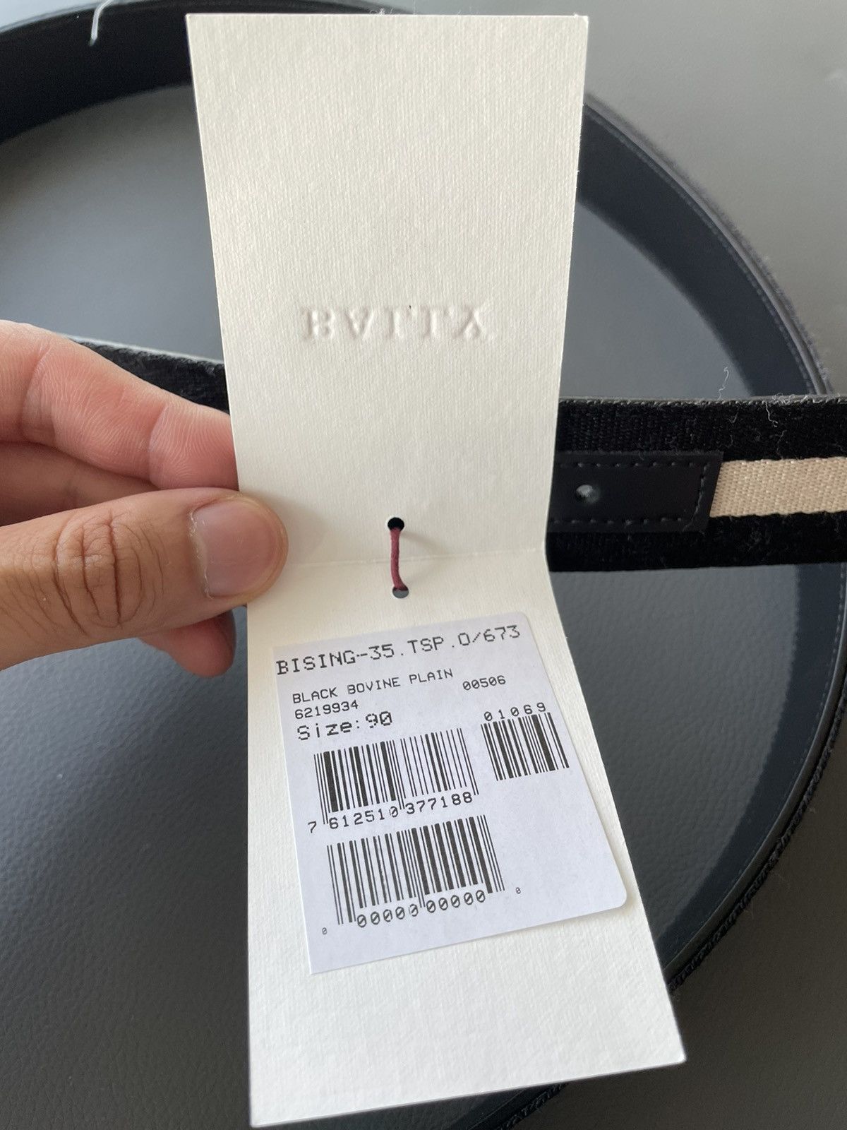Bally Brand New Iconic Bally Logo Leather Belt Size 32 - 12 Thumbnail