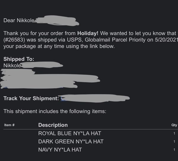 Holiday brand holiday ny la hat navy grailed