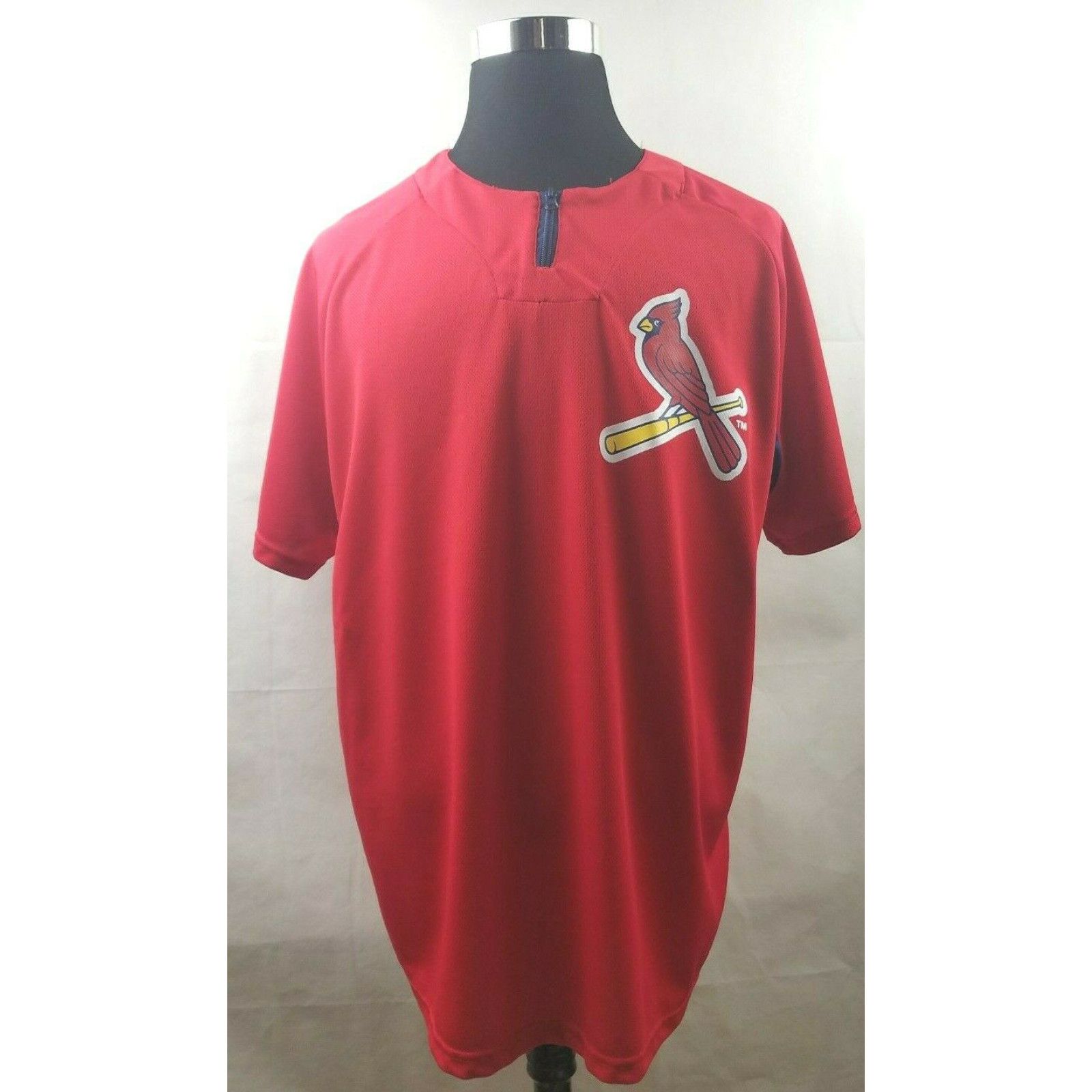 Vintage St Louis CARDINALS Jersey Shirt Size XL Coca-Cola Schnucks