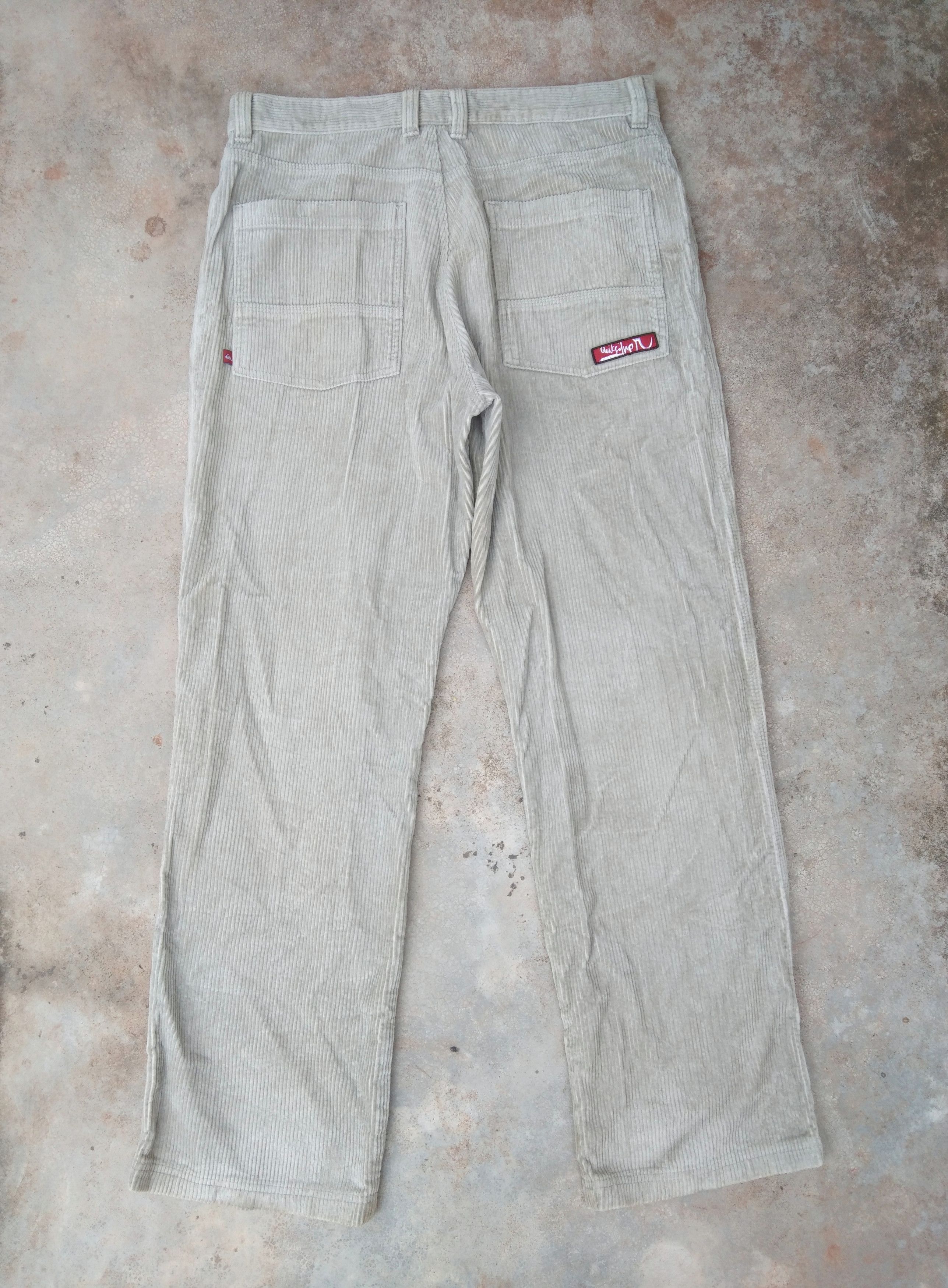 Quiksilver × Vintage Vintage Quiksilver Corduroy Loose Straight Baggy Pants 34x31 Size US 34 / EU 50 - 2 Thumbnail