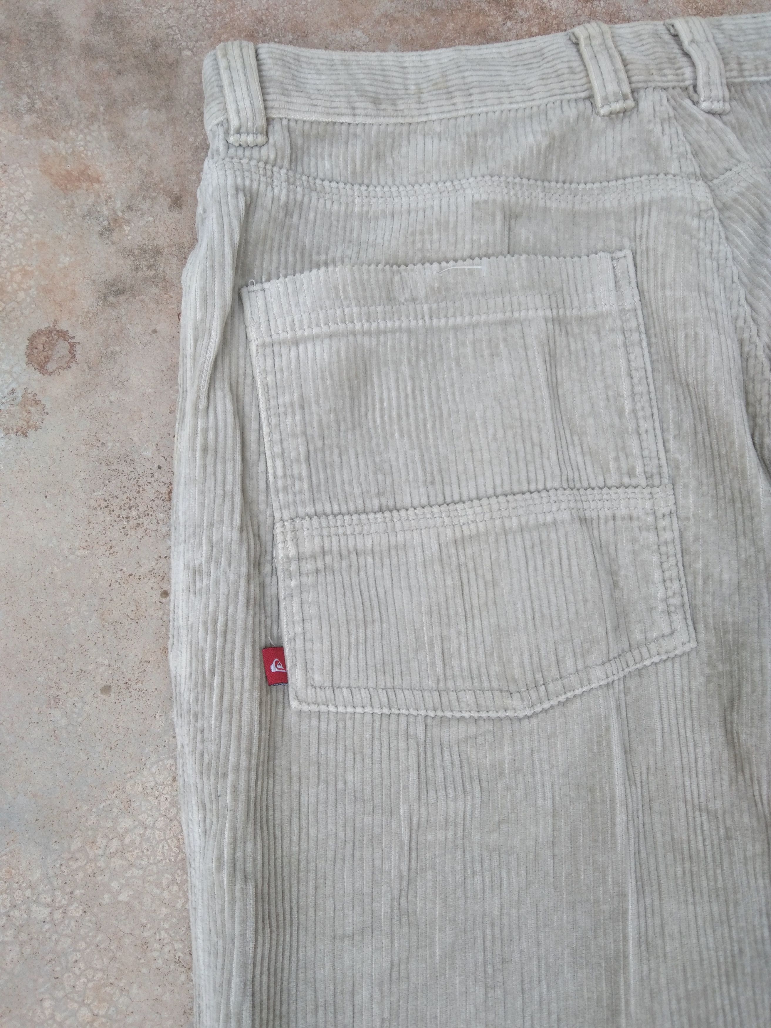 Quiksilver × Vintage Vintage Quiksilver Corduroy Loose Straight Baggy Pants 34x31 Size US 34 / EU 50 - 5 Thumbnail
